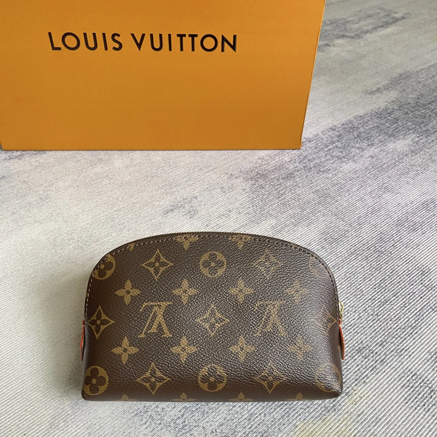 金色 帆布 化妆包 便携收纳款