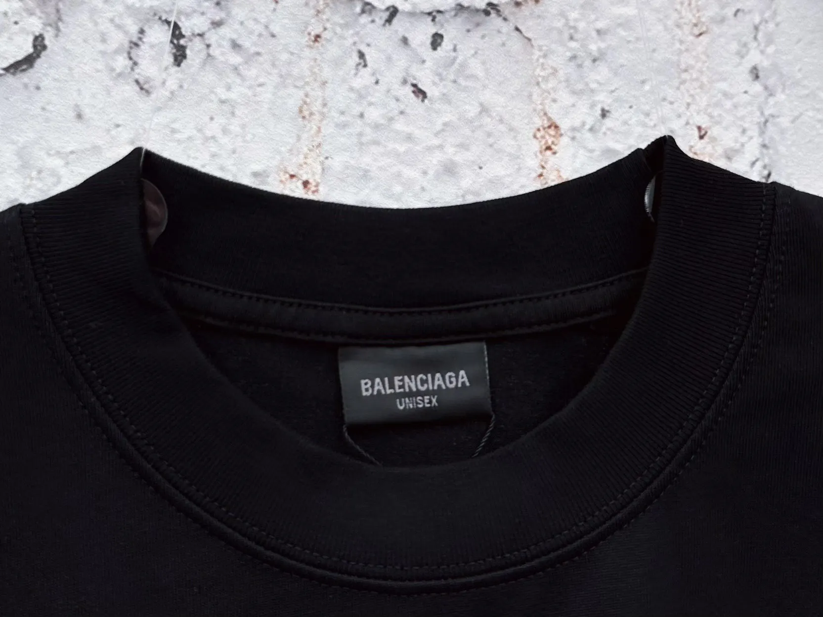 Balenciaga Cotton T-Shirt Black
