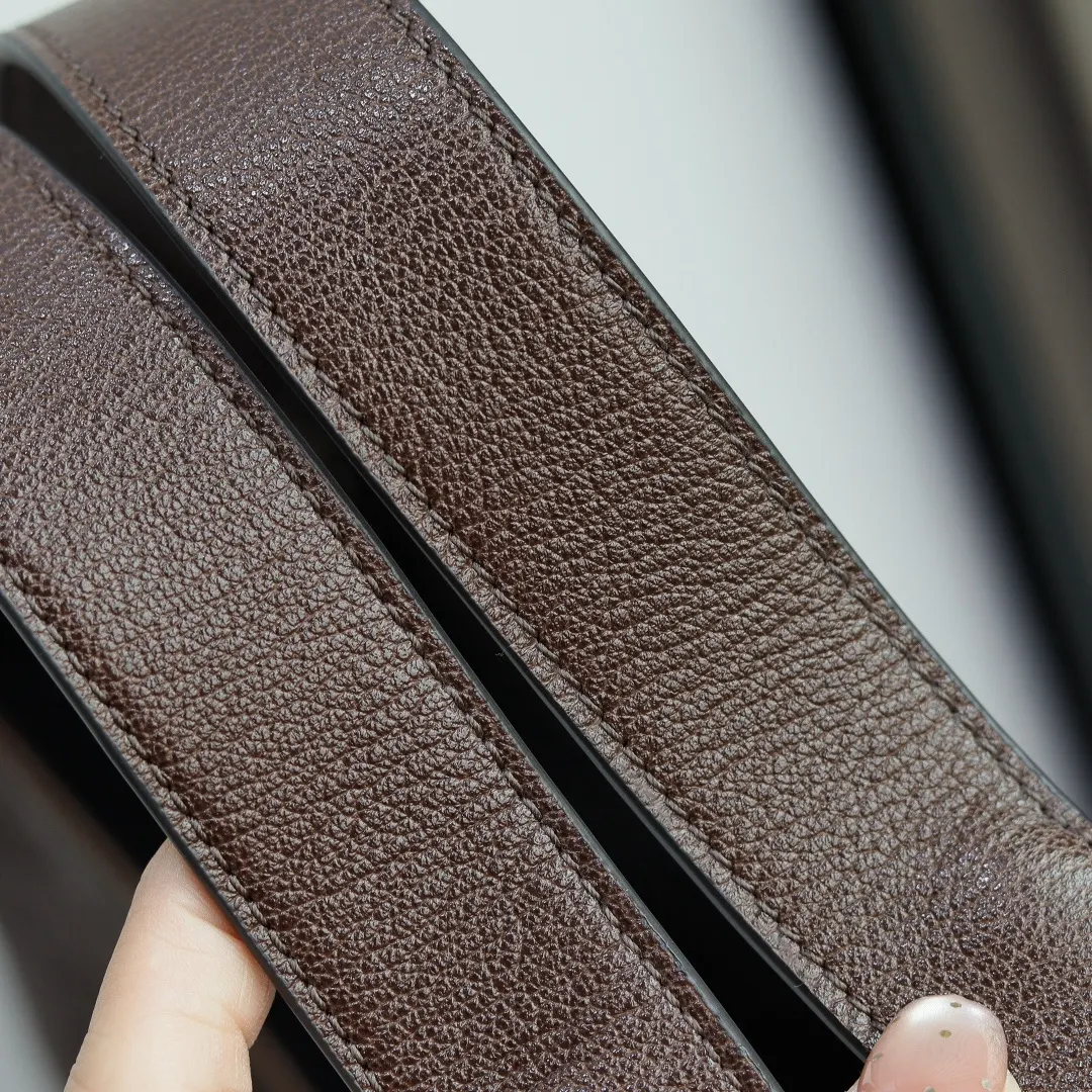 Brown Gold Clutch Bag Canvas