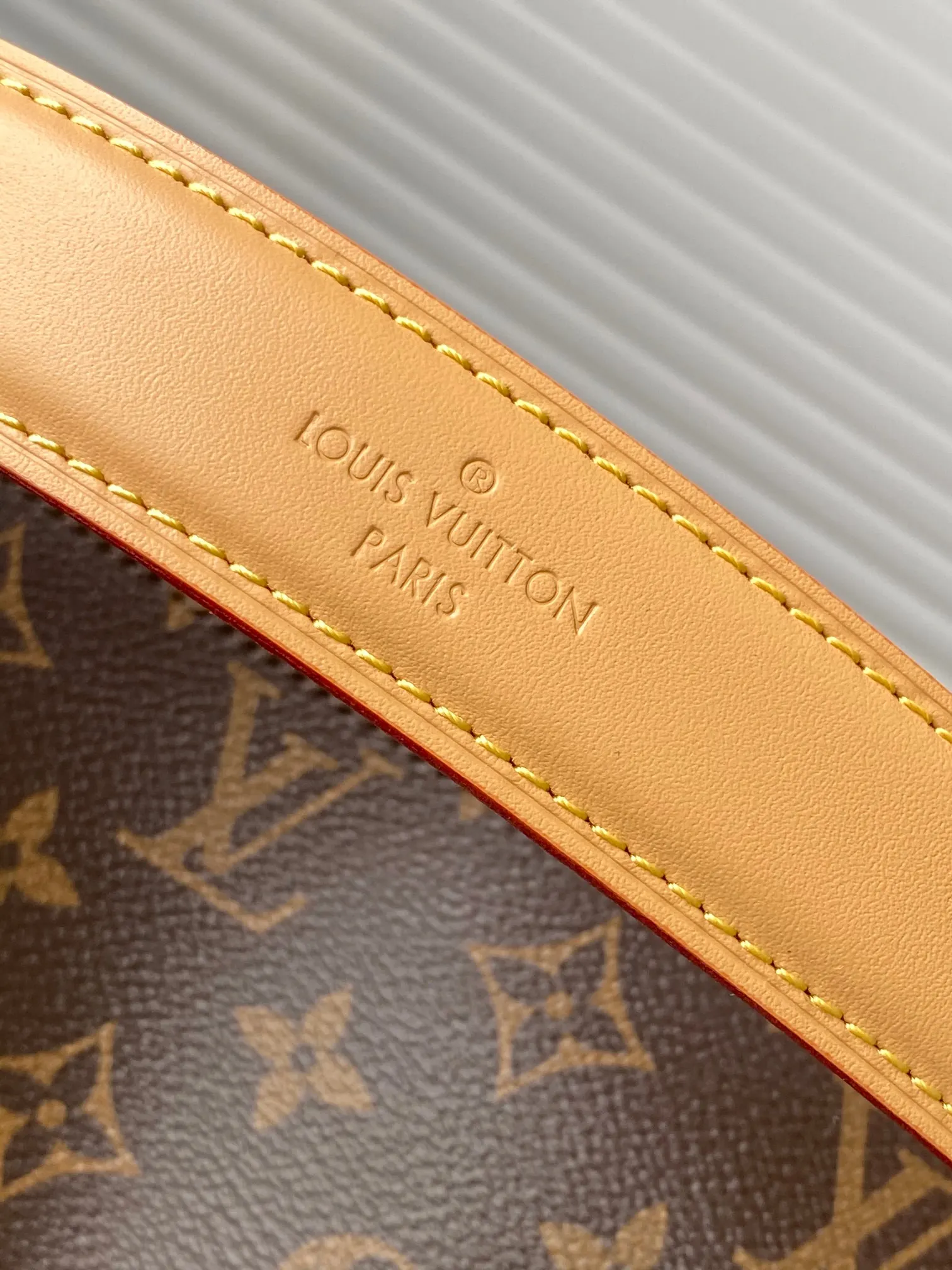 Monogram Chain Bag Leather