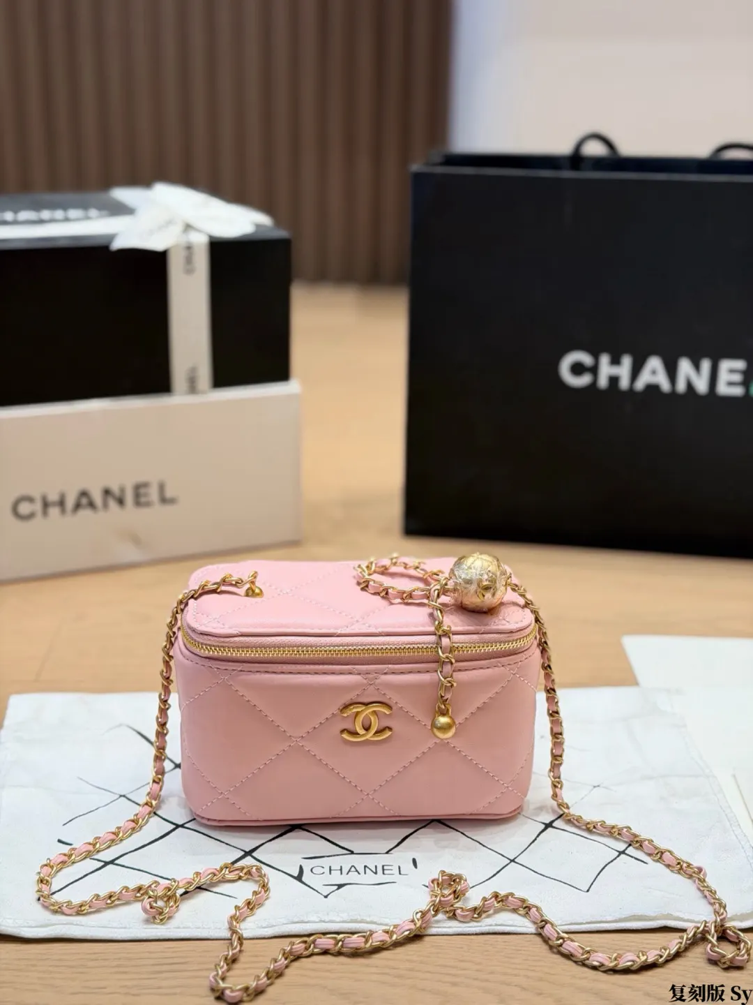 CHANEL 牛皮 链条包 精致链条款