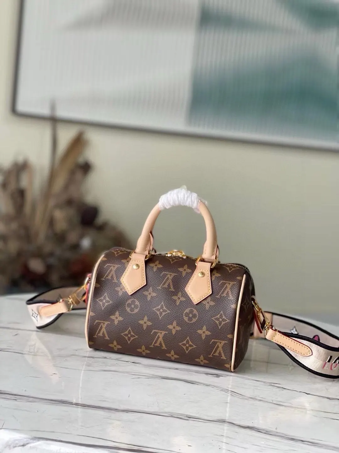 LV Speedy red handbag Image 3 LV Speedy red handbag Image 3