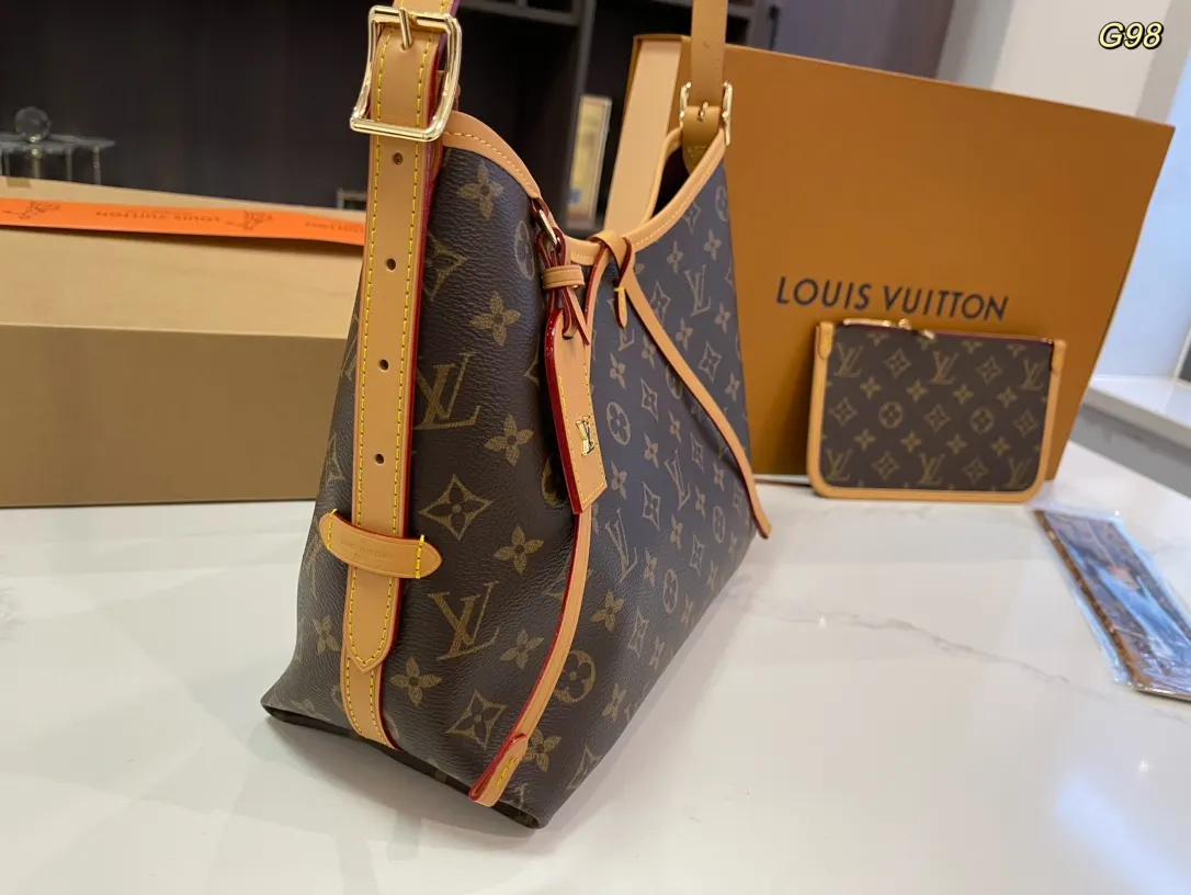 LV CarryAll 帆布 手拿包 精致手拿款
