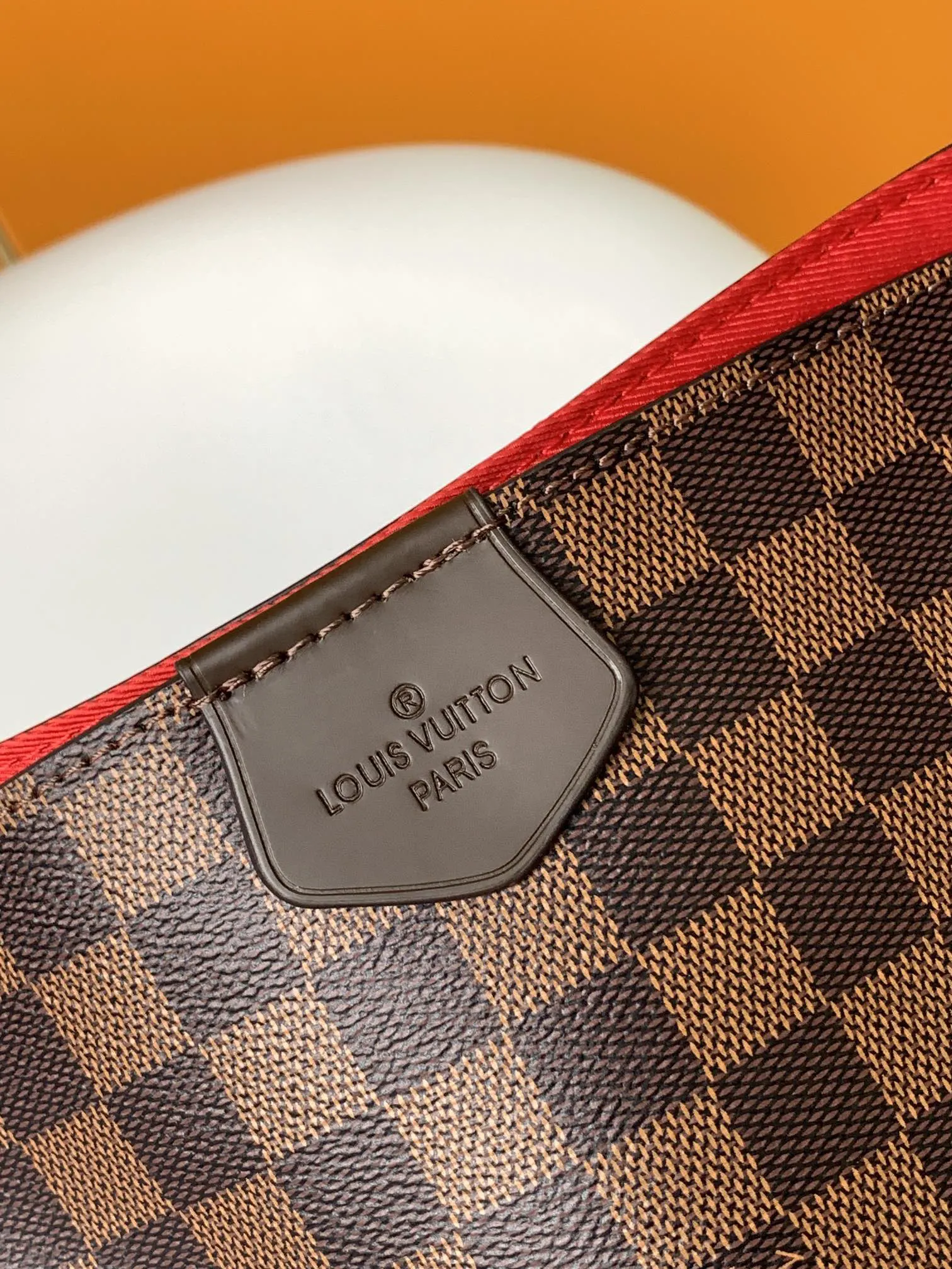 Monogram Shoulder Bag Leather