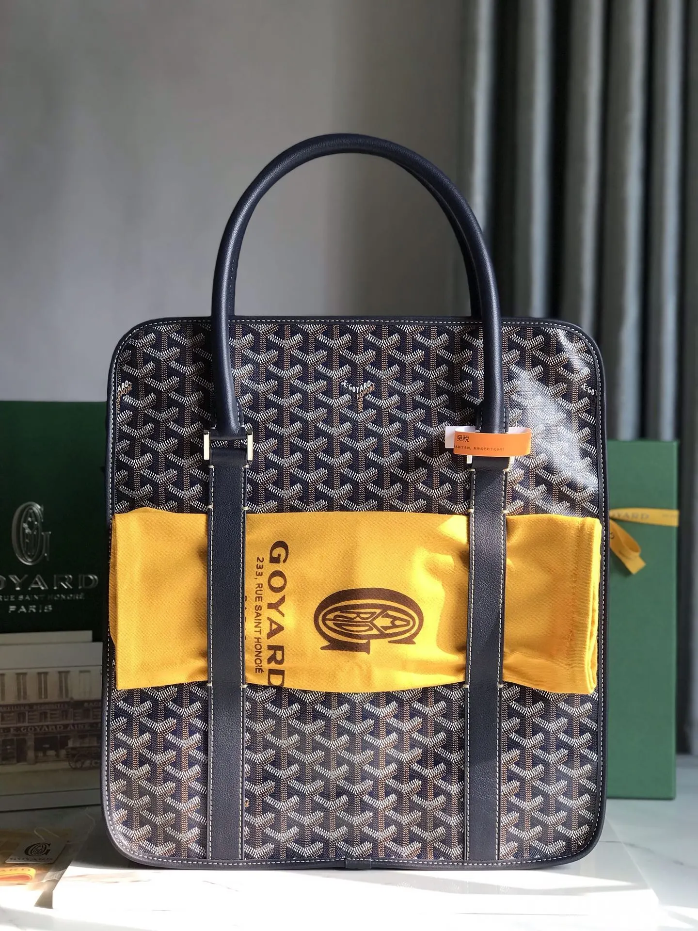Goyard 皮革 Bourgogne竖款公文包 重新演绎了 商務通勤款