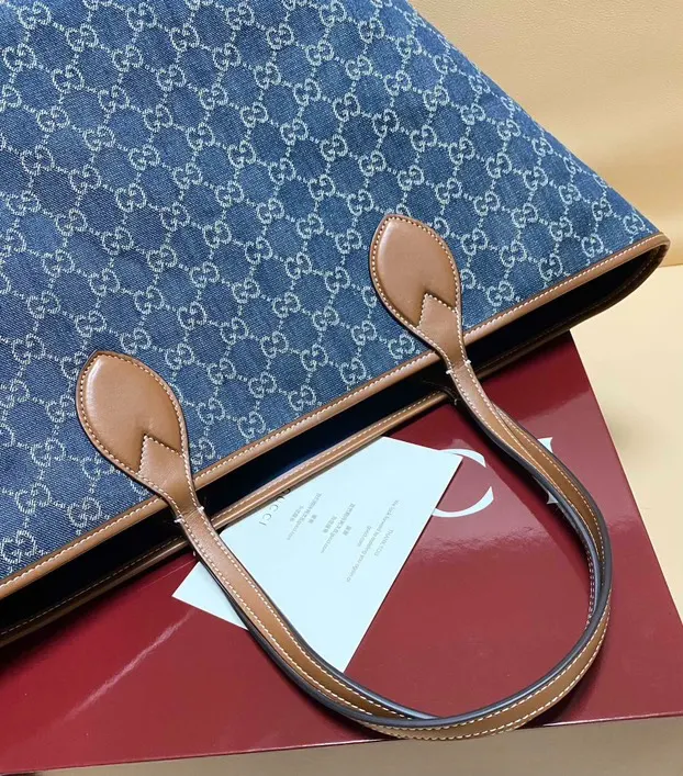 Gucci Neverfull 牛仔 托特包 大容量托特款