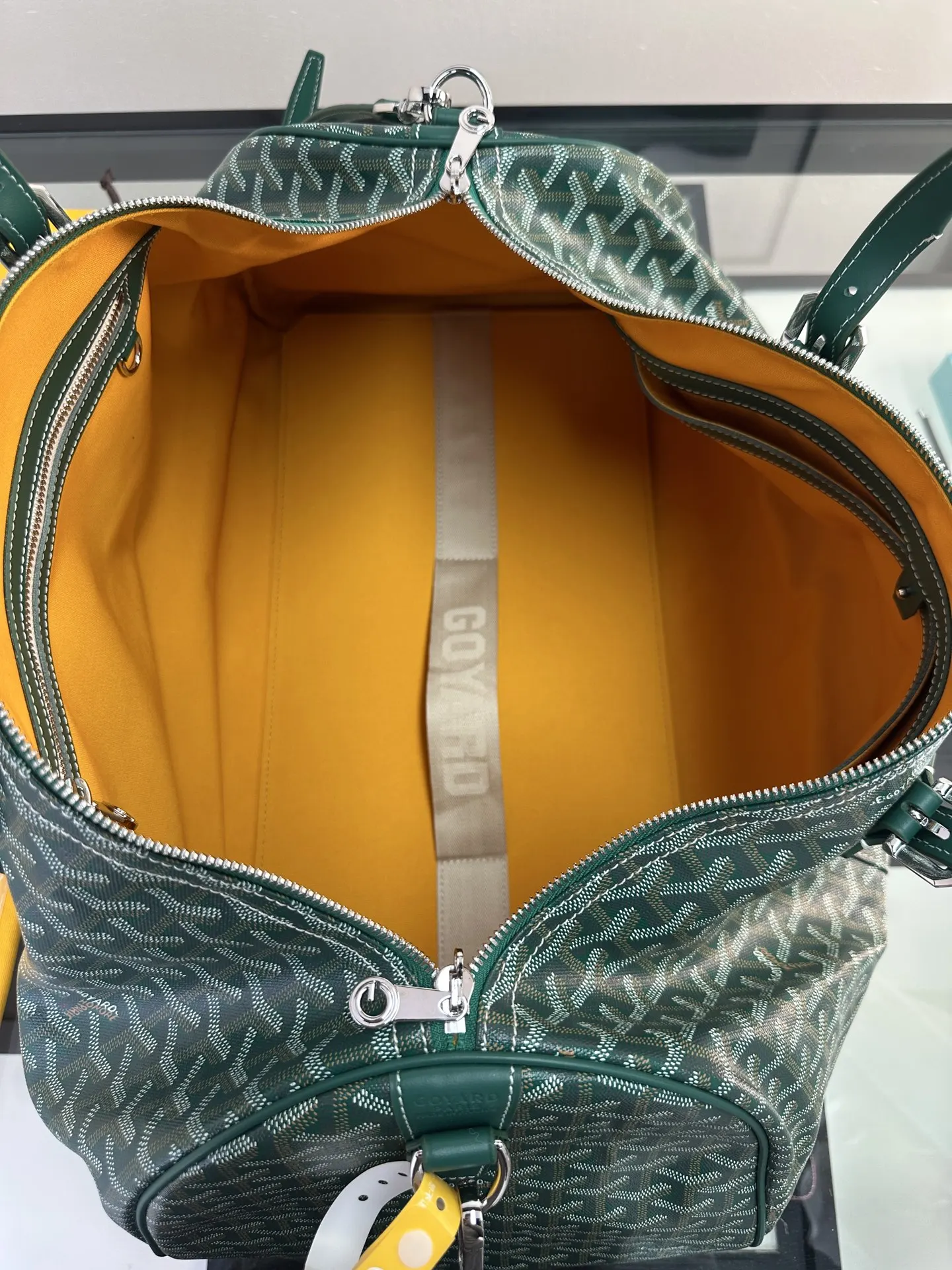 Goyard 綠色 戈雅 Boston 旅行袋 綠色 旅行袋 大容量旅行款