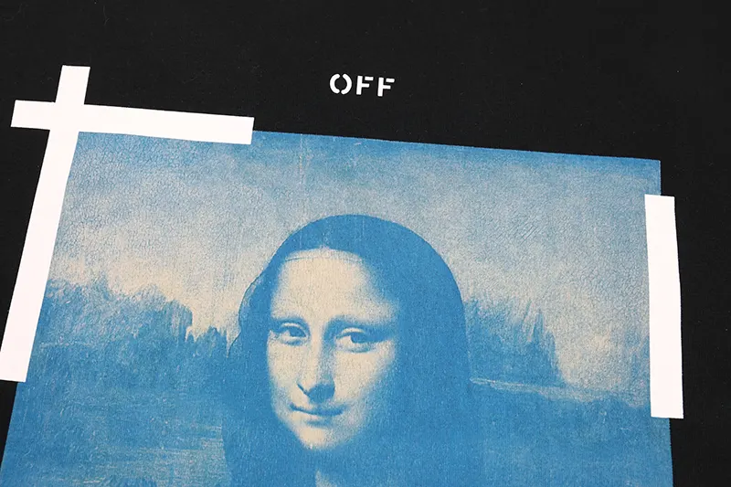 Off-White 22SS 蓝色 Logo 字母 短袖T恤 日常百搭款
