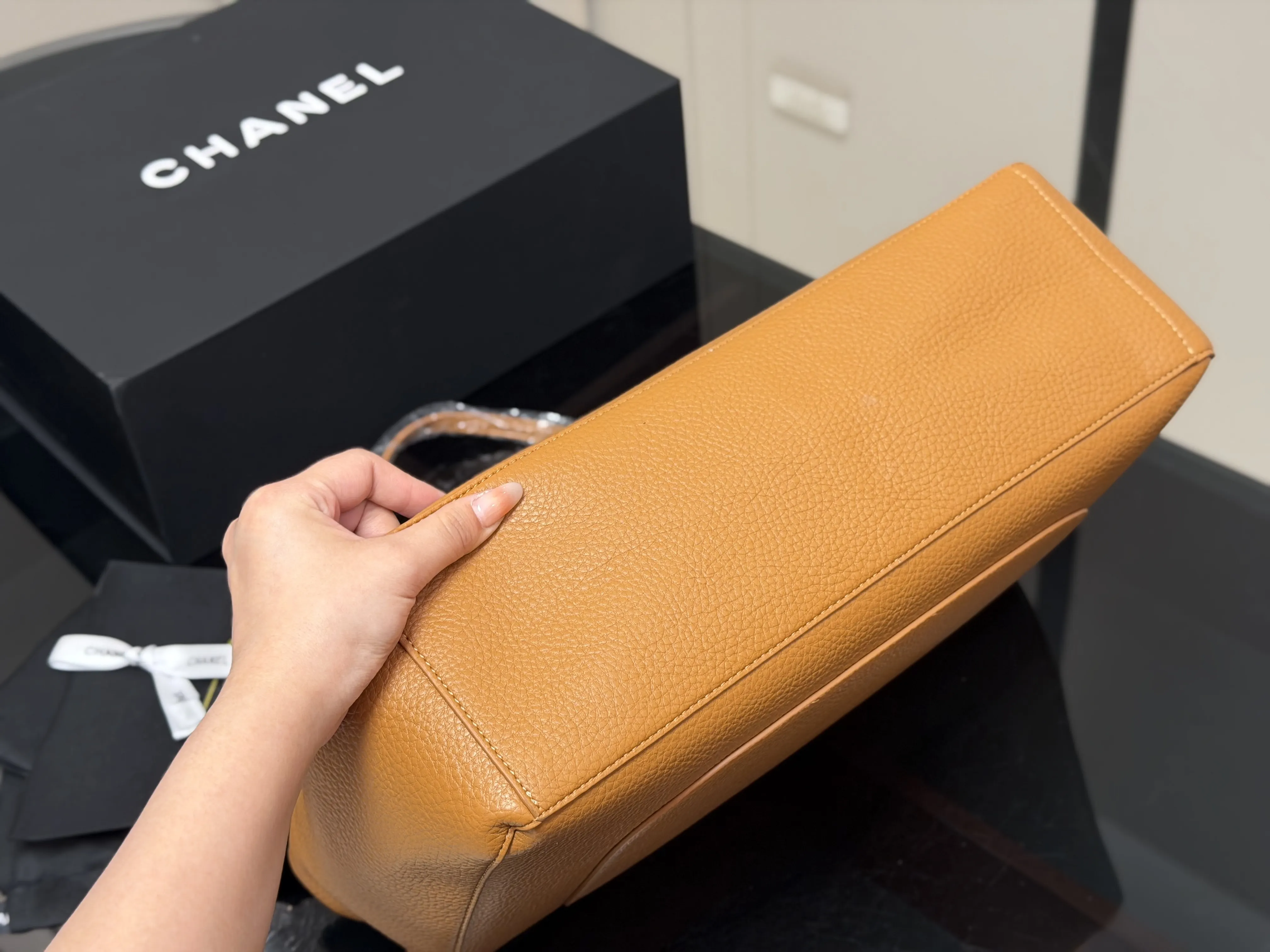 Chanel Hobo Shoulder Bag Vintage Leather