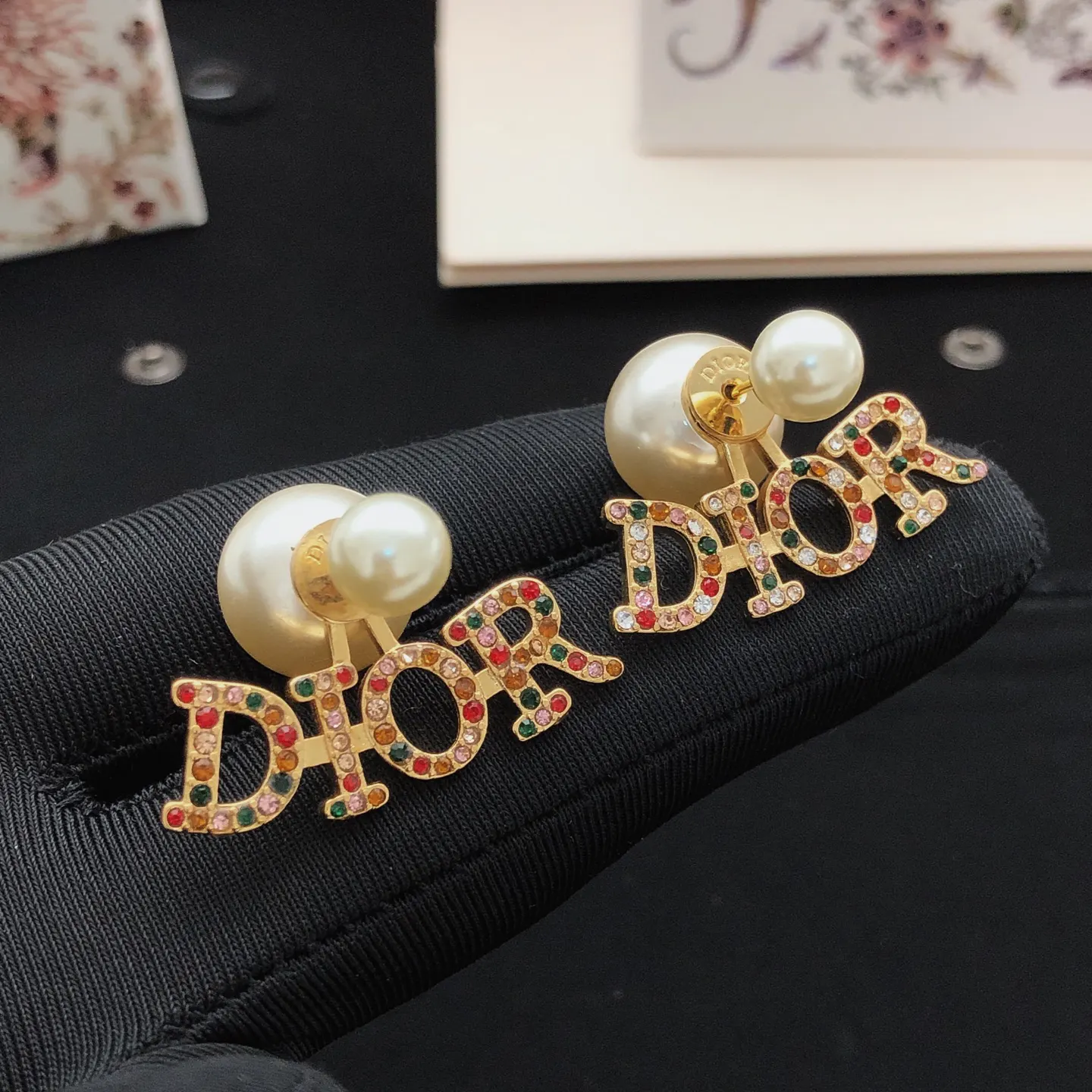 Dior Bags Portable Messenger Models Earrings