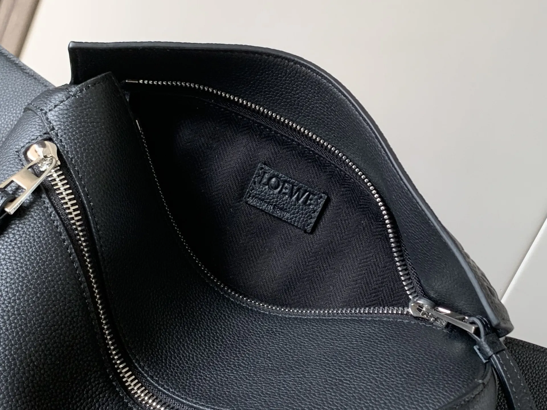 Black Belt Bag Casual Leather Image 9 Black Belt Bag Casual Leather Image 9