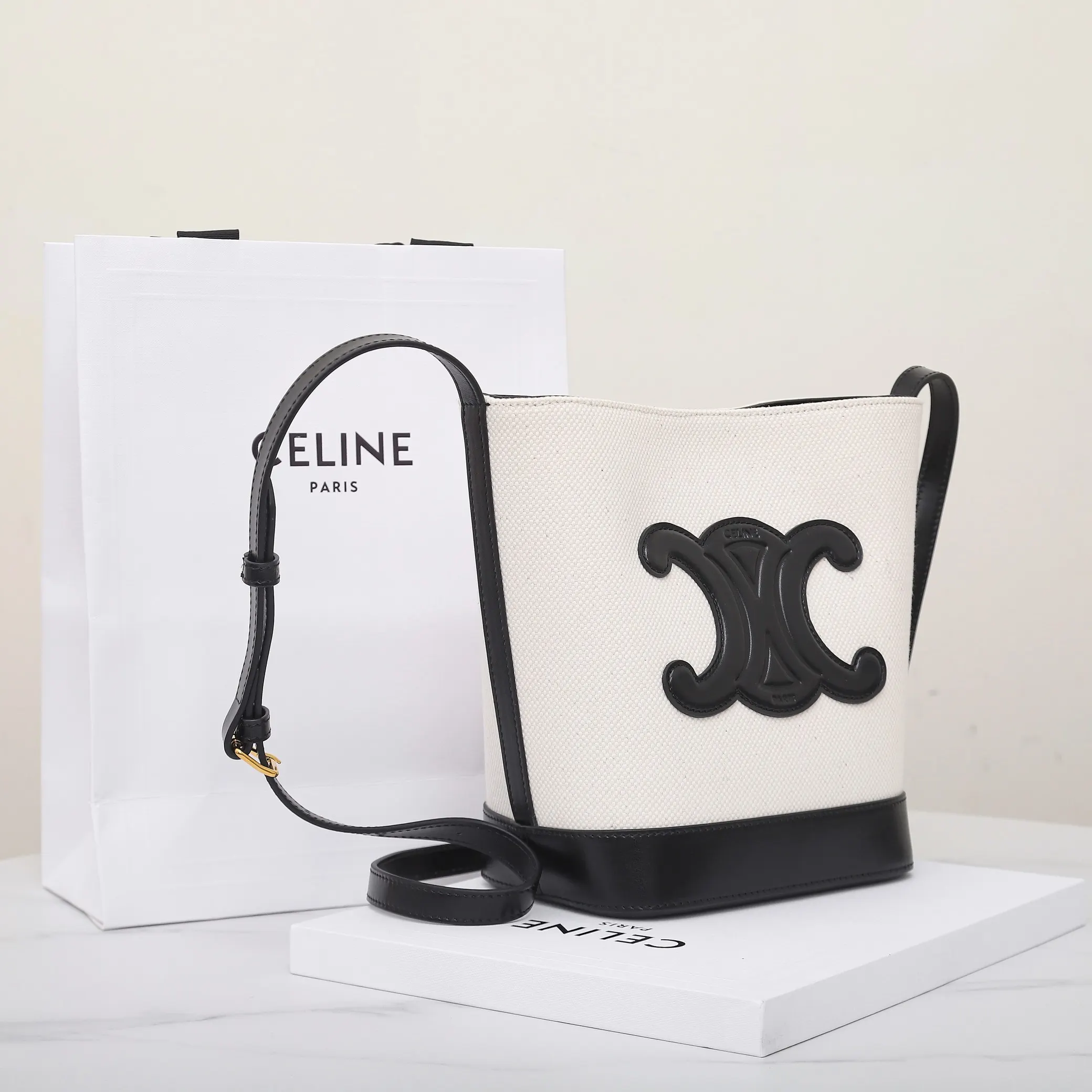 Bucket Bag Casual Leather