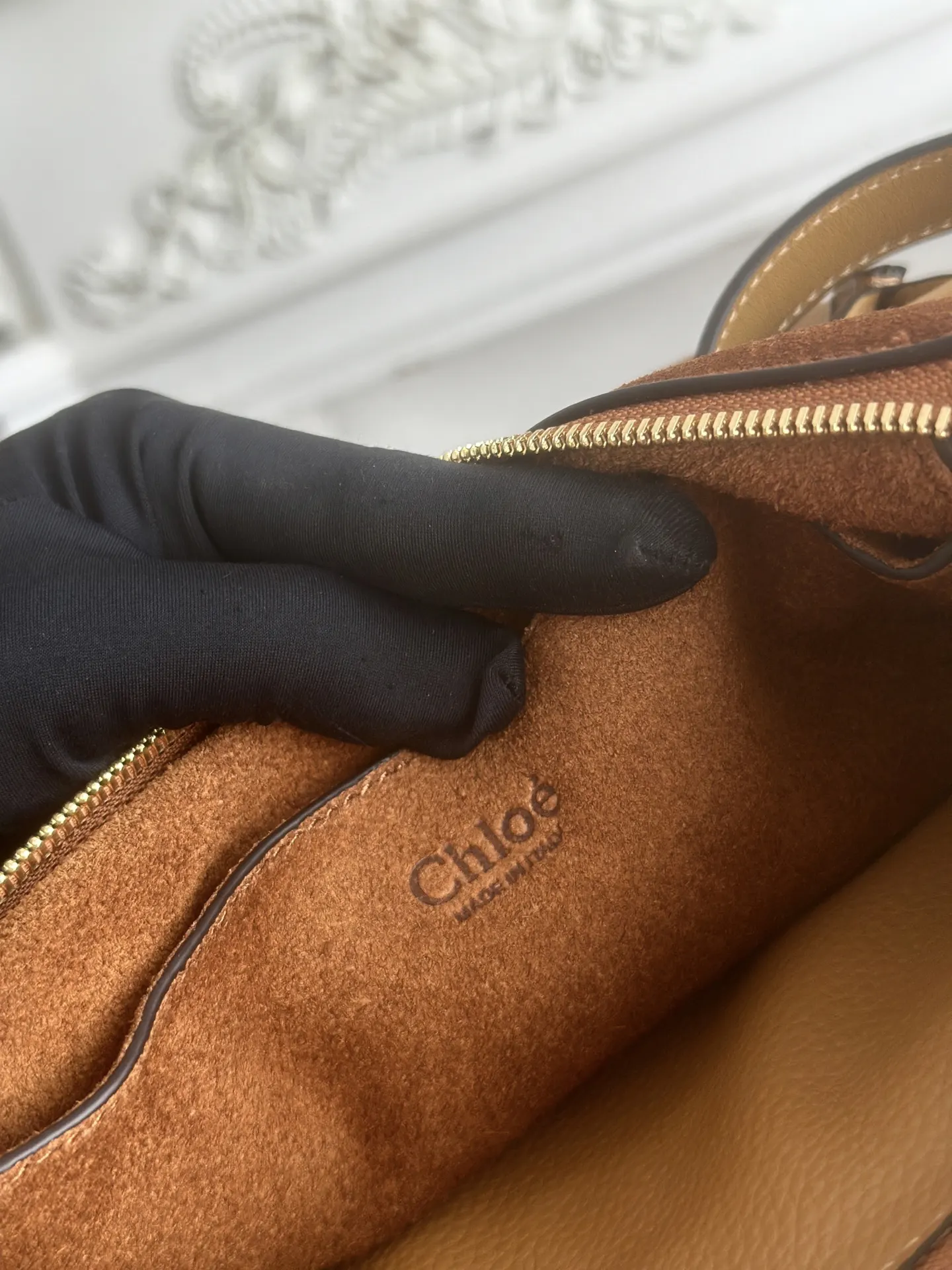 小牛皮 Chloe Marcie马鞍包 斜背包 輕便斜挎款