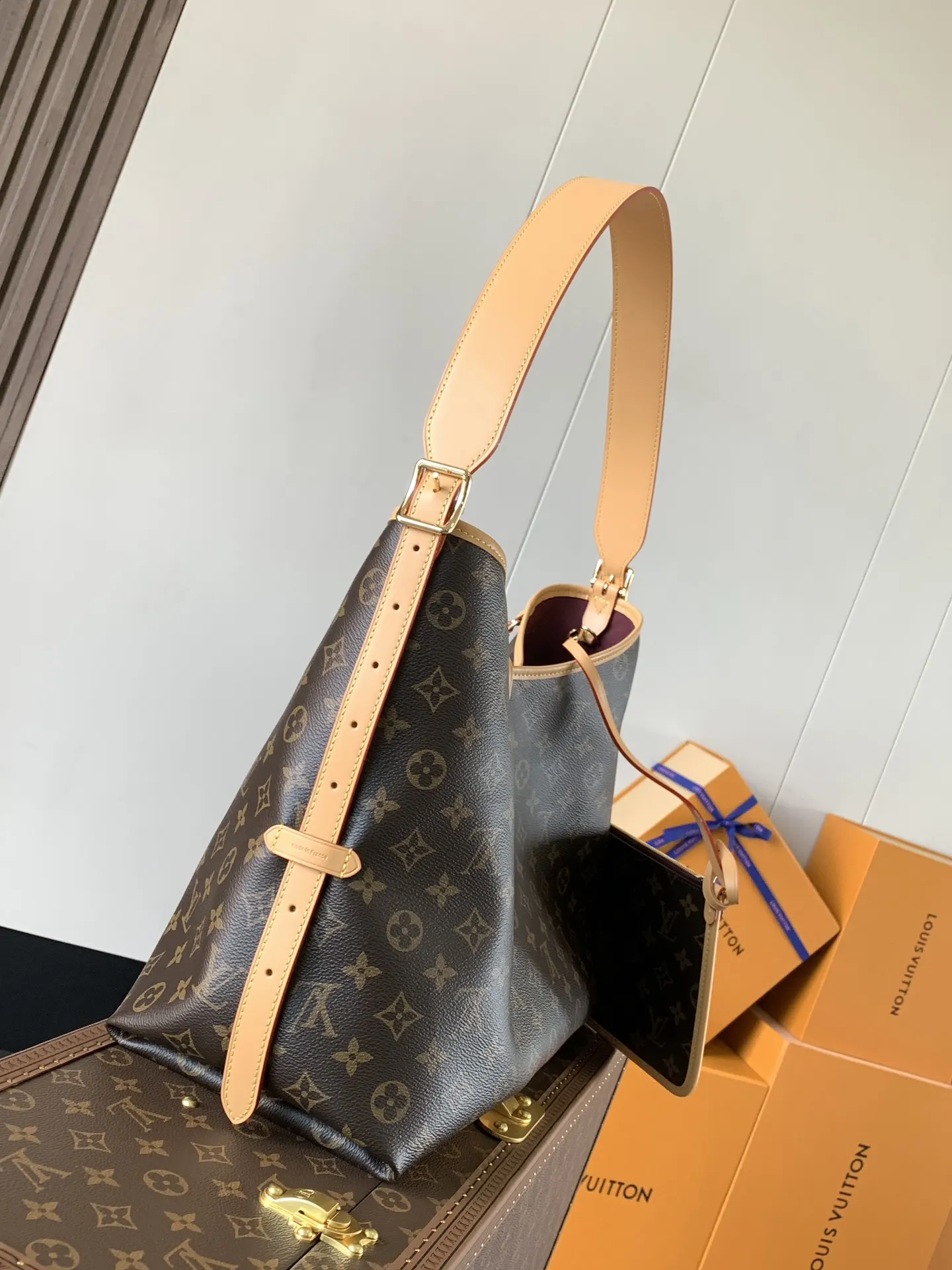LV CarryAll 帆布 手拿包 精致手拿款