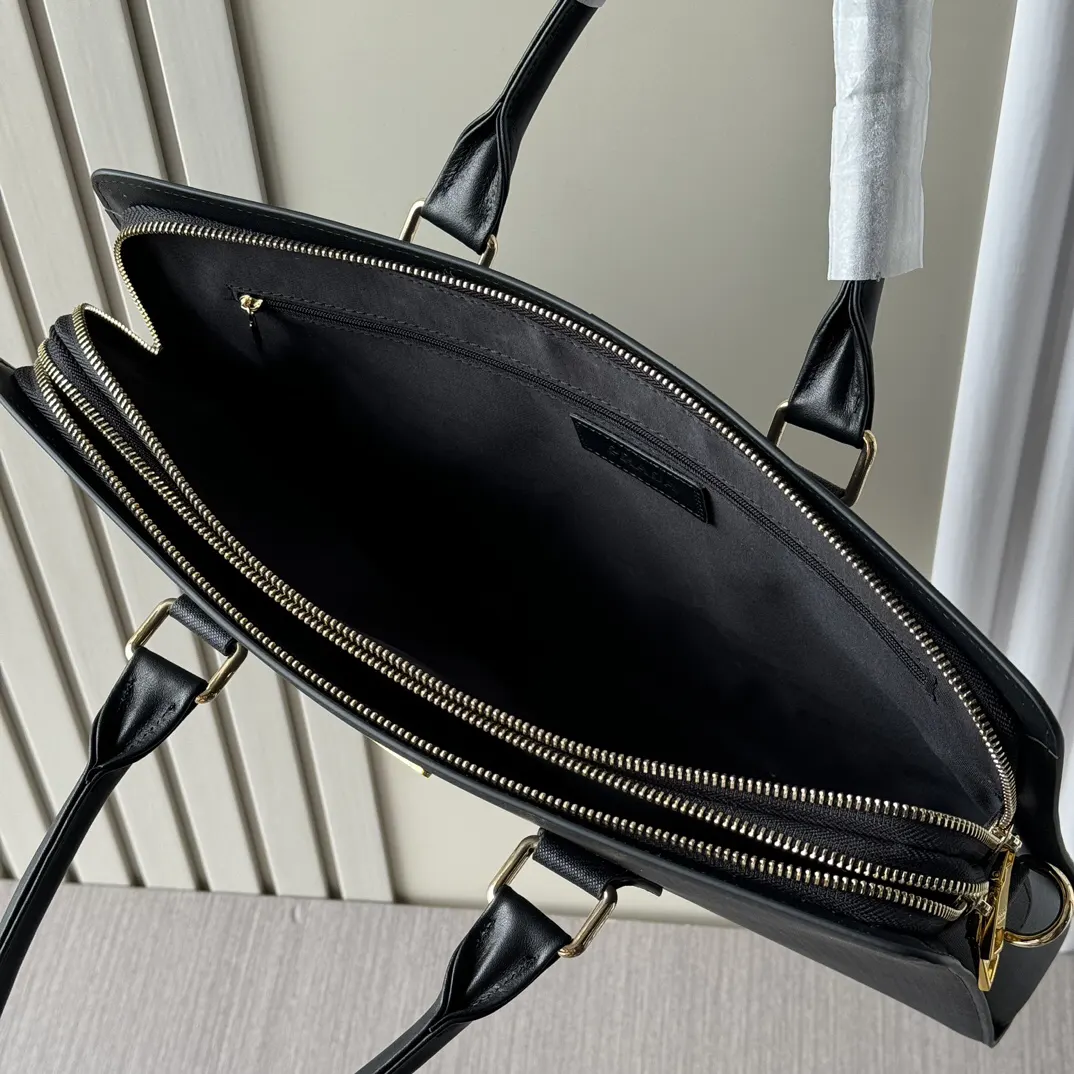 Prada Black Briefcase Business Commuter Leather Image 9 Prada Black Briefcase Business Commuter Leather Image 9