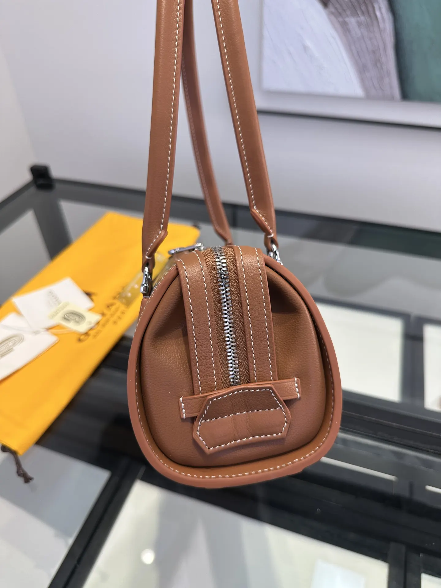 Goyard 棕色 手提随性 腋下时髦 轻松适 通勤约会各种场合 腋下包 复古腋下背款