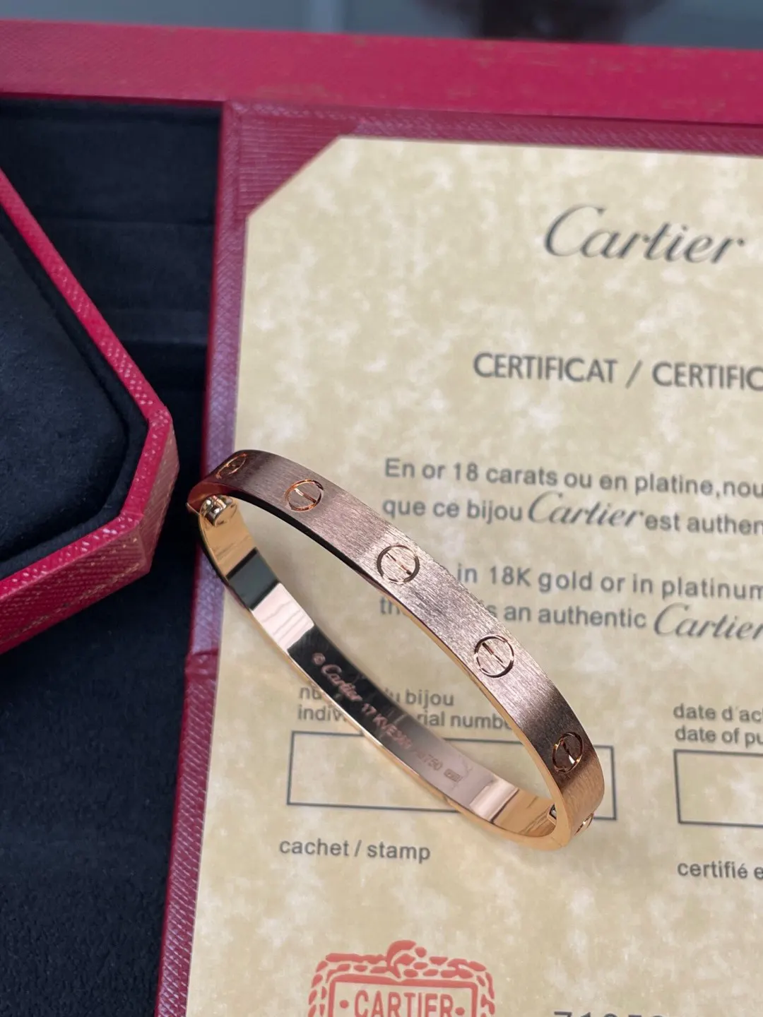 Cartier 手鐲 精致腕饰款