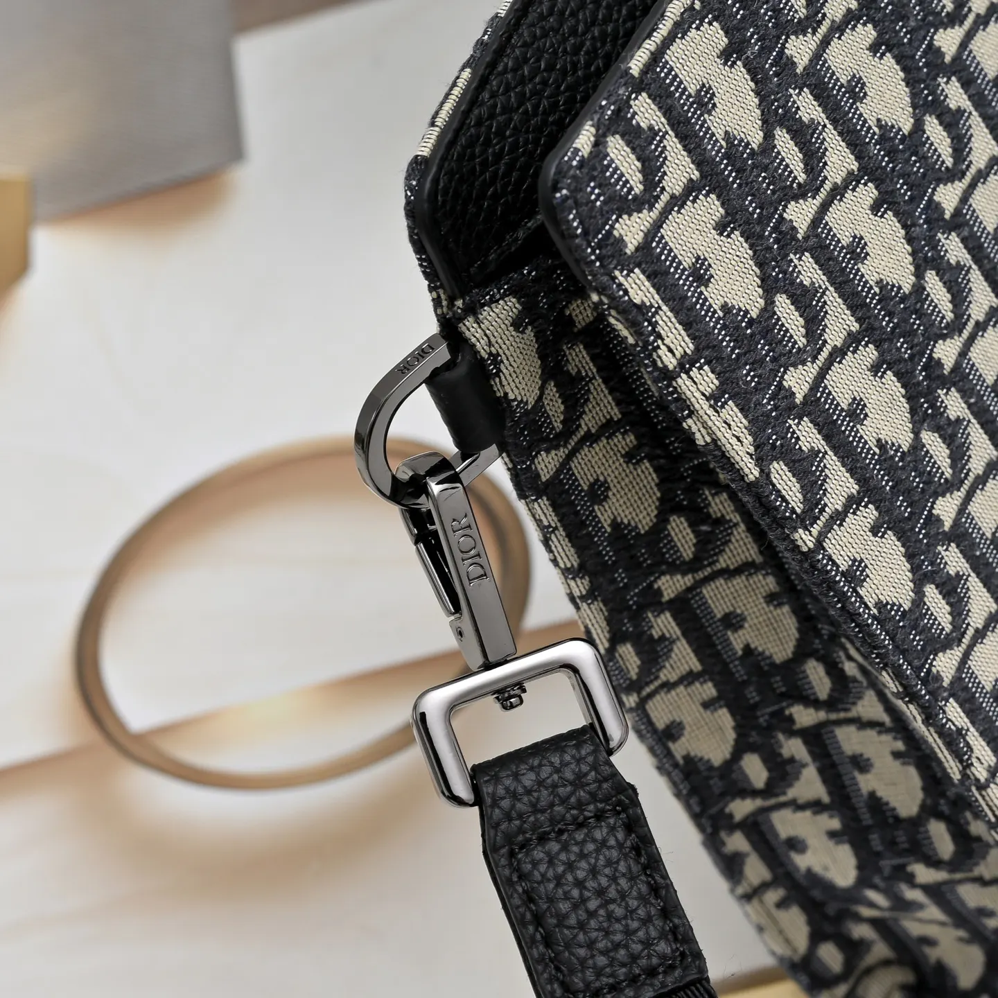 Dior 黑色 米色 牛皮 手拿包 精致手拿款