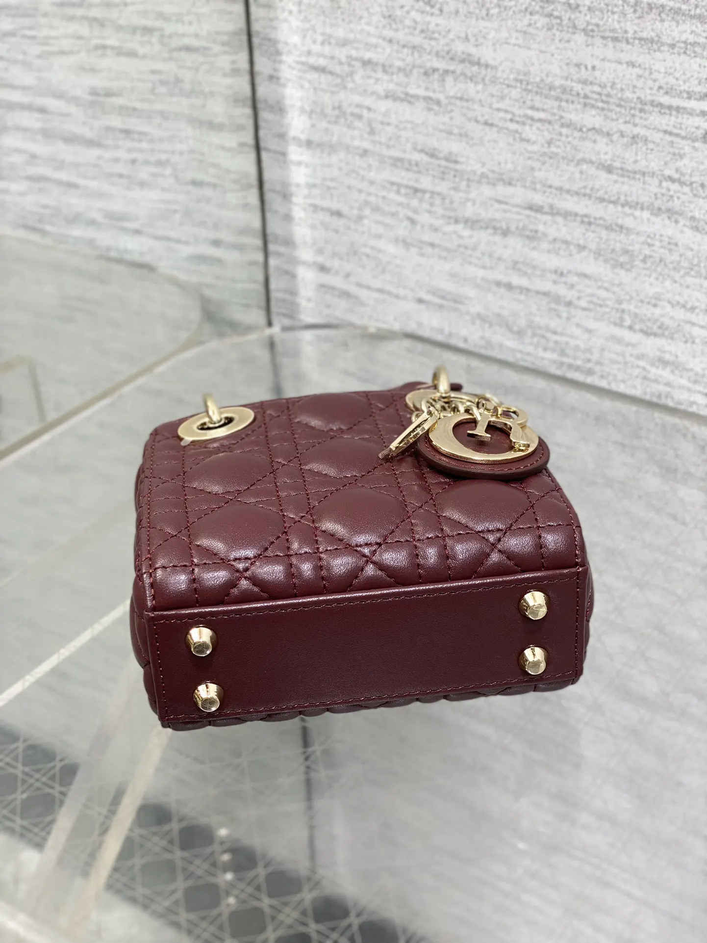 酒红 羊皮 酒红 Lady最新micro系列 一只什么都装不下 旅行包 大容量旅行款