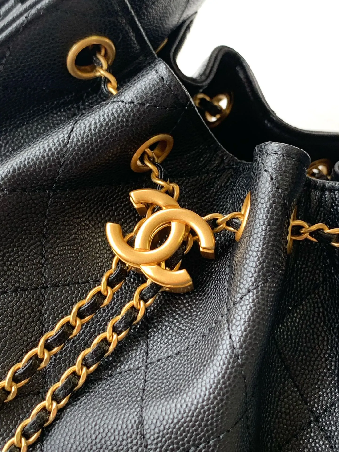 Gold Hobo Shoulder Bag Vintage