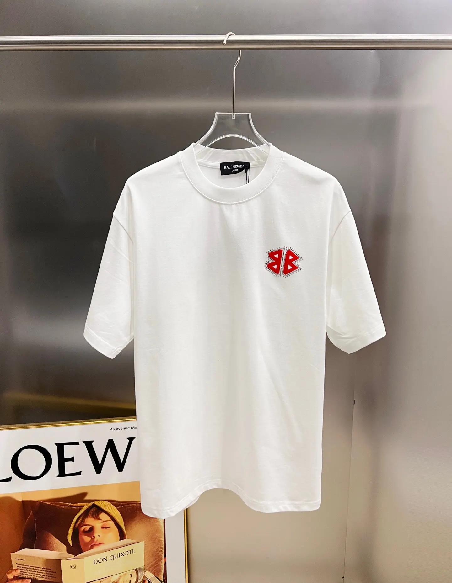 Balenciaga Black Logo Short Sleeve T-Shirt Loose