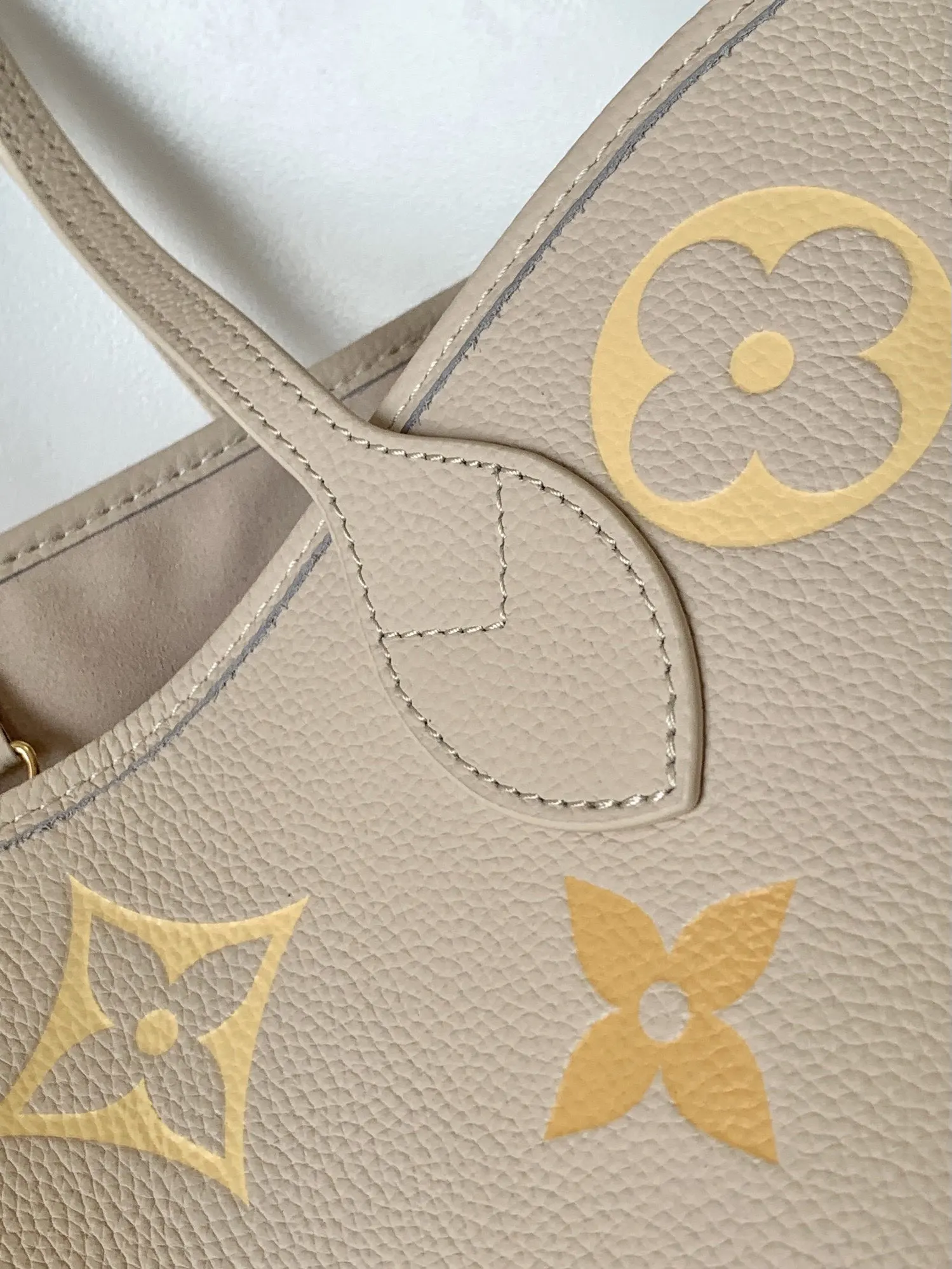 LV Neverfull 蓝色 牛皮 托特包 大容量托特款