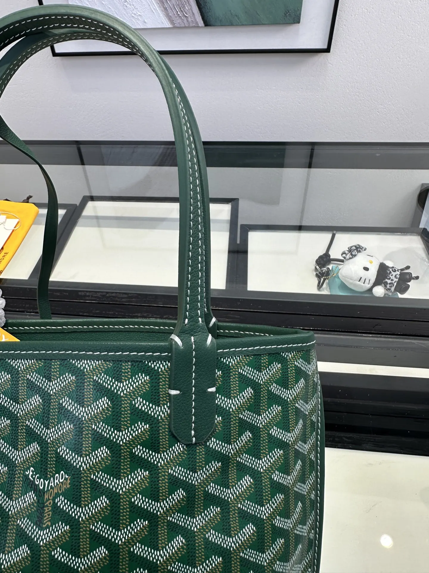 Goyard 绿色 小牛皮 托特包 大容量托特款