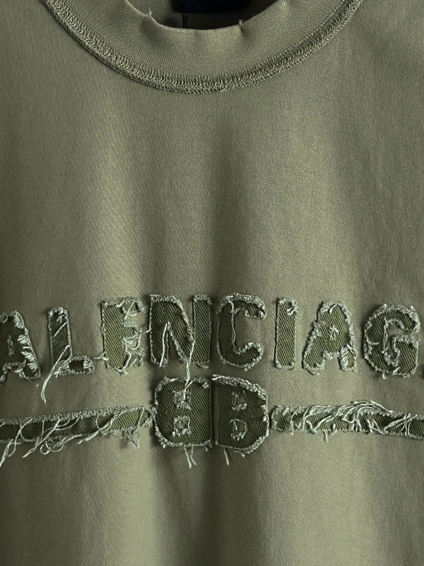 Balenciaga Logo Embroidery Short Sleeve T-Shirt Street