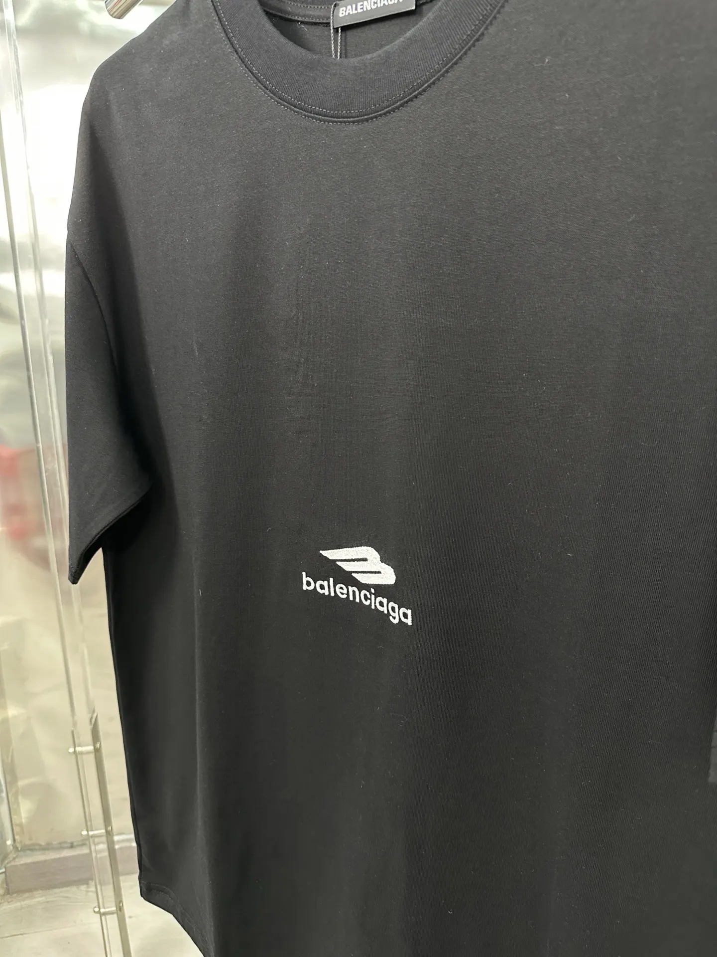 Balenciaga 黑色 Logo 短袖T恤