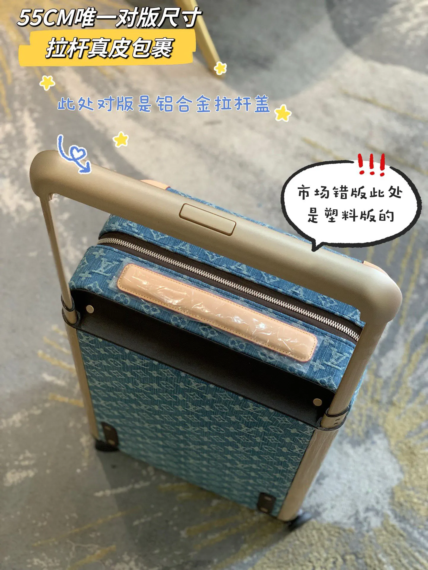 驴牌拉杆箱旅行箱 路易v 变色皮 海关锁 万向 行李箱 旅行拉杆款 輕便出行款