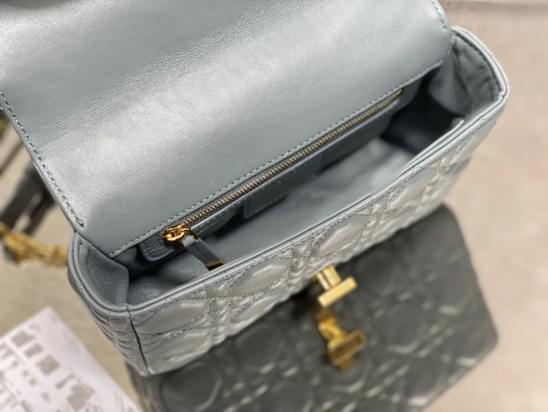 Dior Caro Leather Handbag Image 9 Dior Caro Leather Handbag Image 9