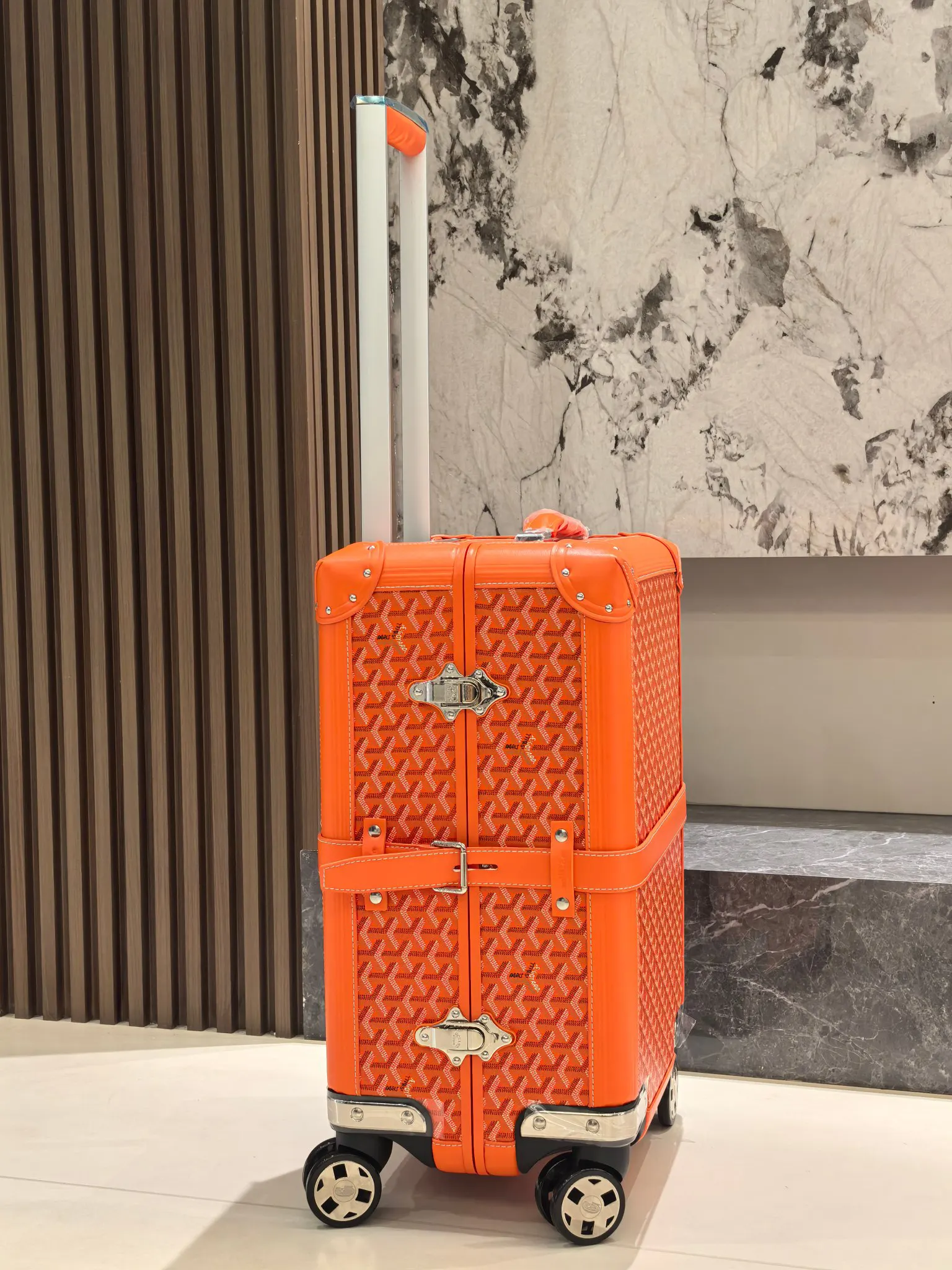 Goyard 戈雅 寸登机箱 全手工精心打造 行李箱 旅行拉杆款 轻便出行款