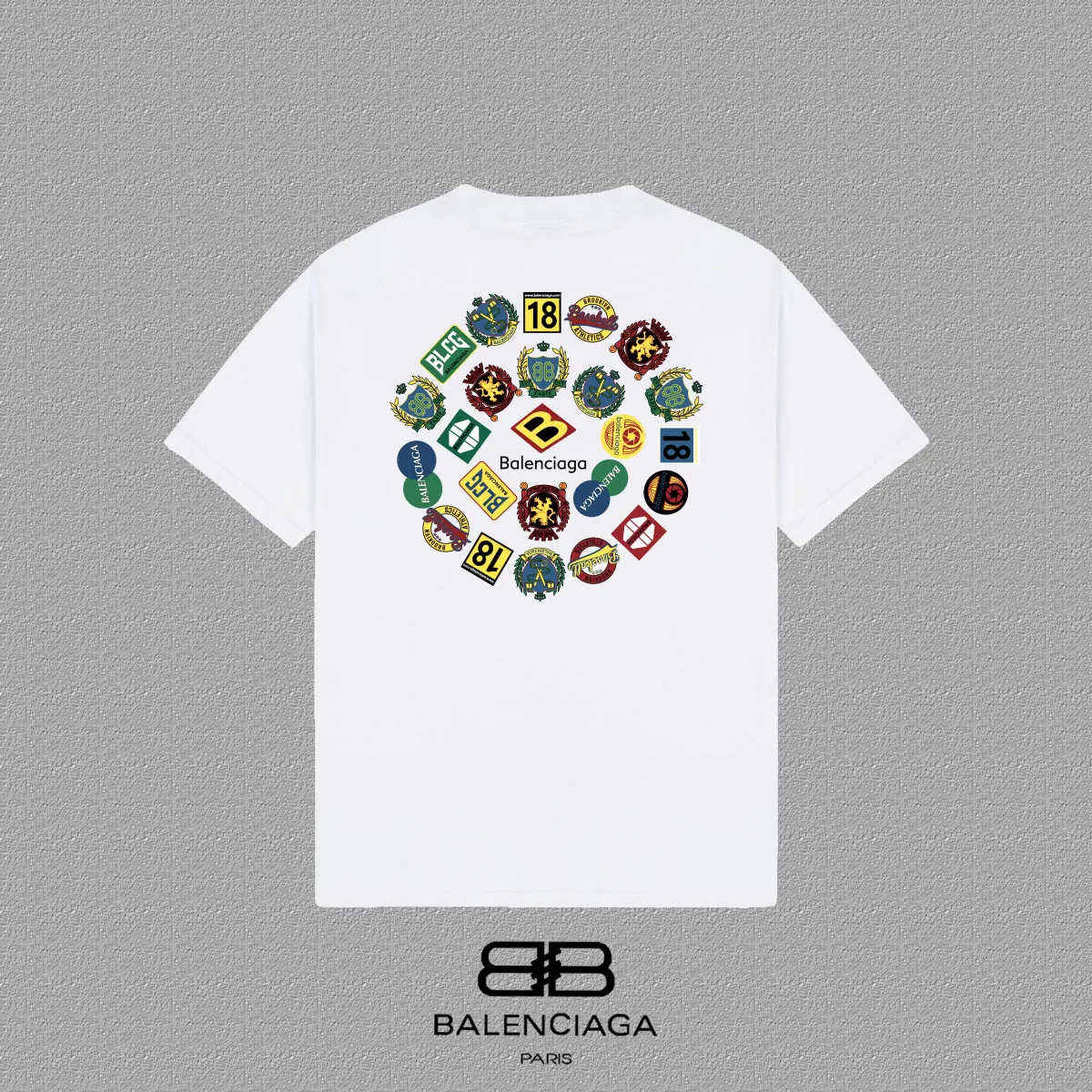 Balenciaga Paris 黑色 短袖T恤(數字2) Balenciaga Paris 黑色 短袖T恤(數字2)