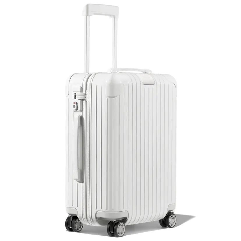 Black White Suitcase Travel Lightweight