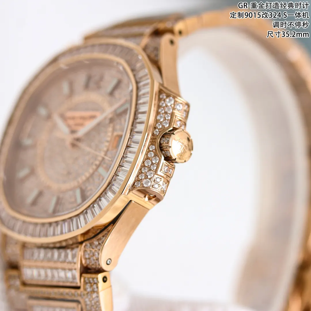 Patek Philippe 白色 玫瑰金 手錶 經典腕表款