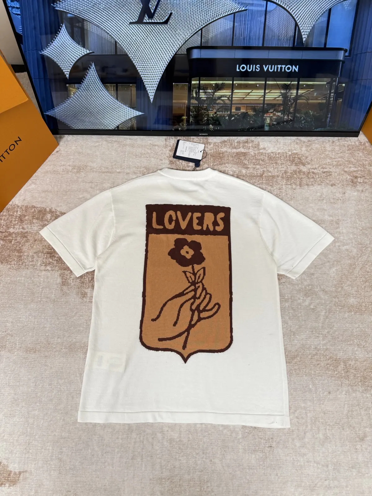 Louis Vuitton 25SS 白色 Mo短袖T恤