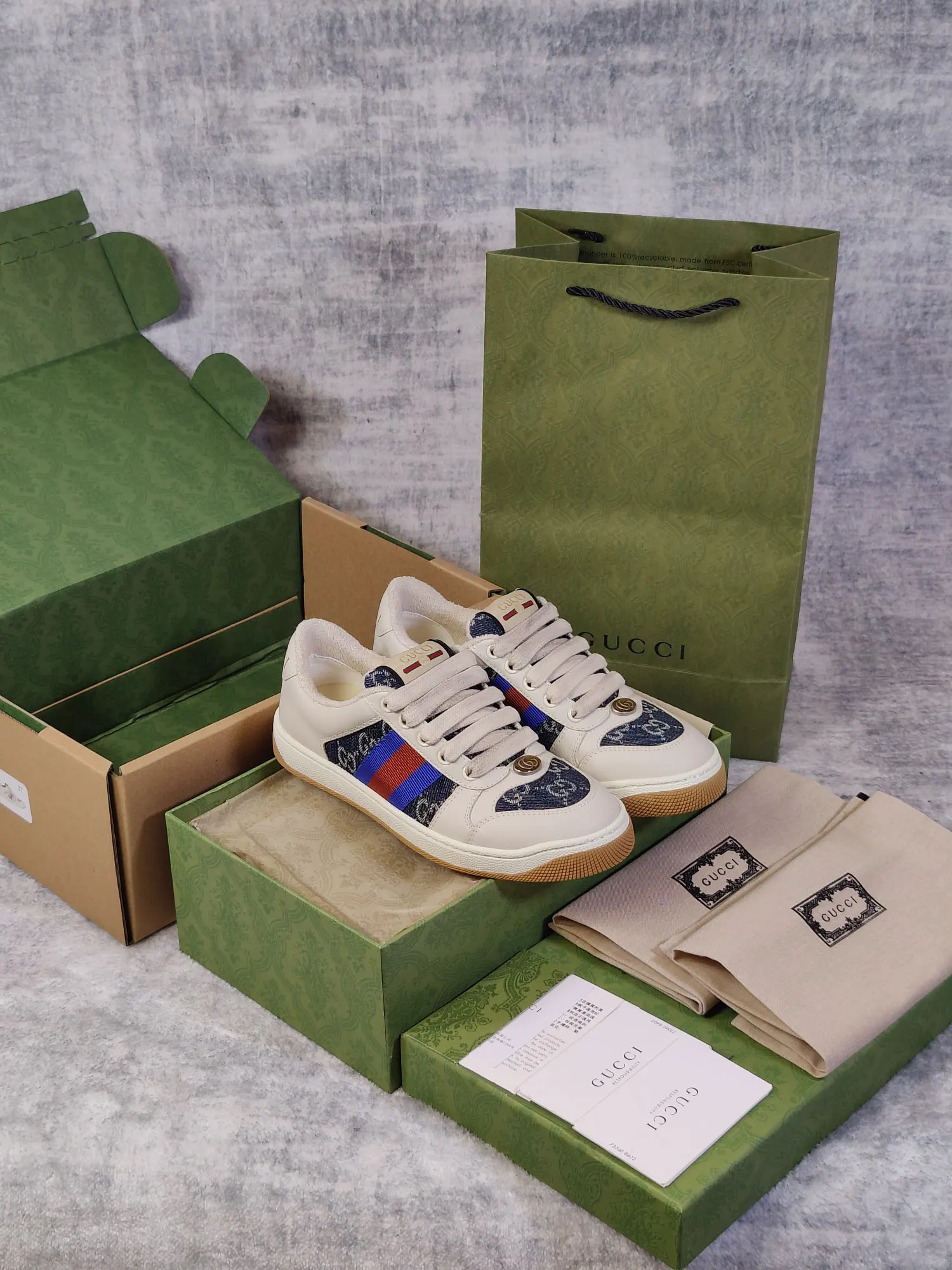Gucci Logo休闲运动鞋 百搭款