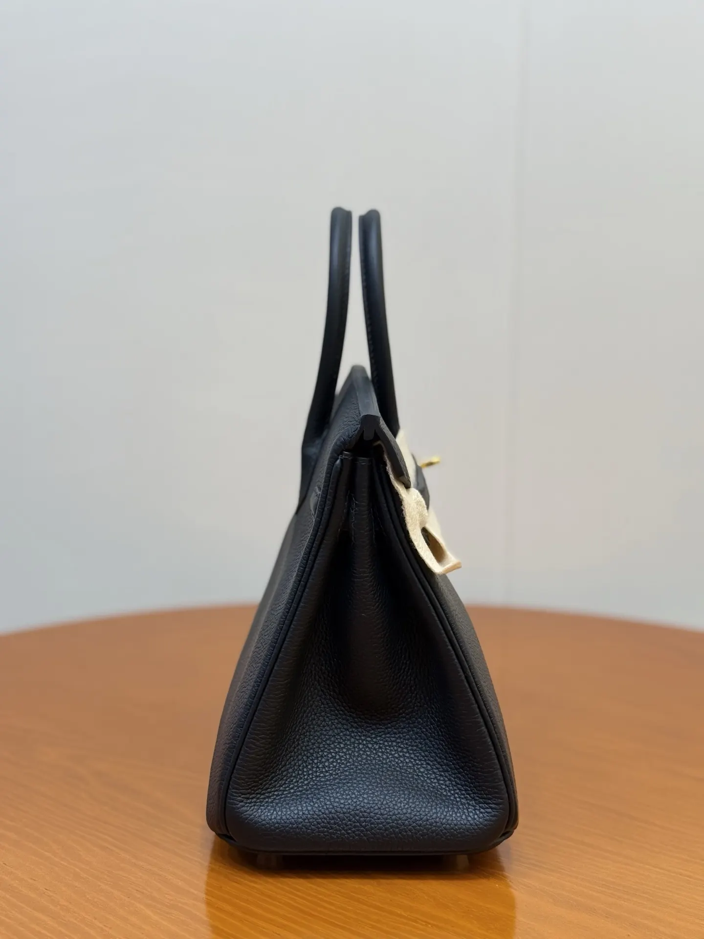 Hermès Birkin Black Top Handle Bag Classic Leather