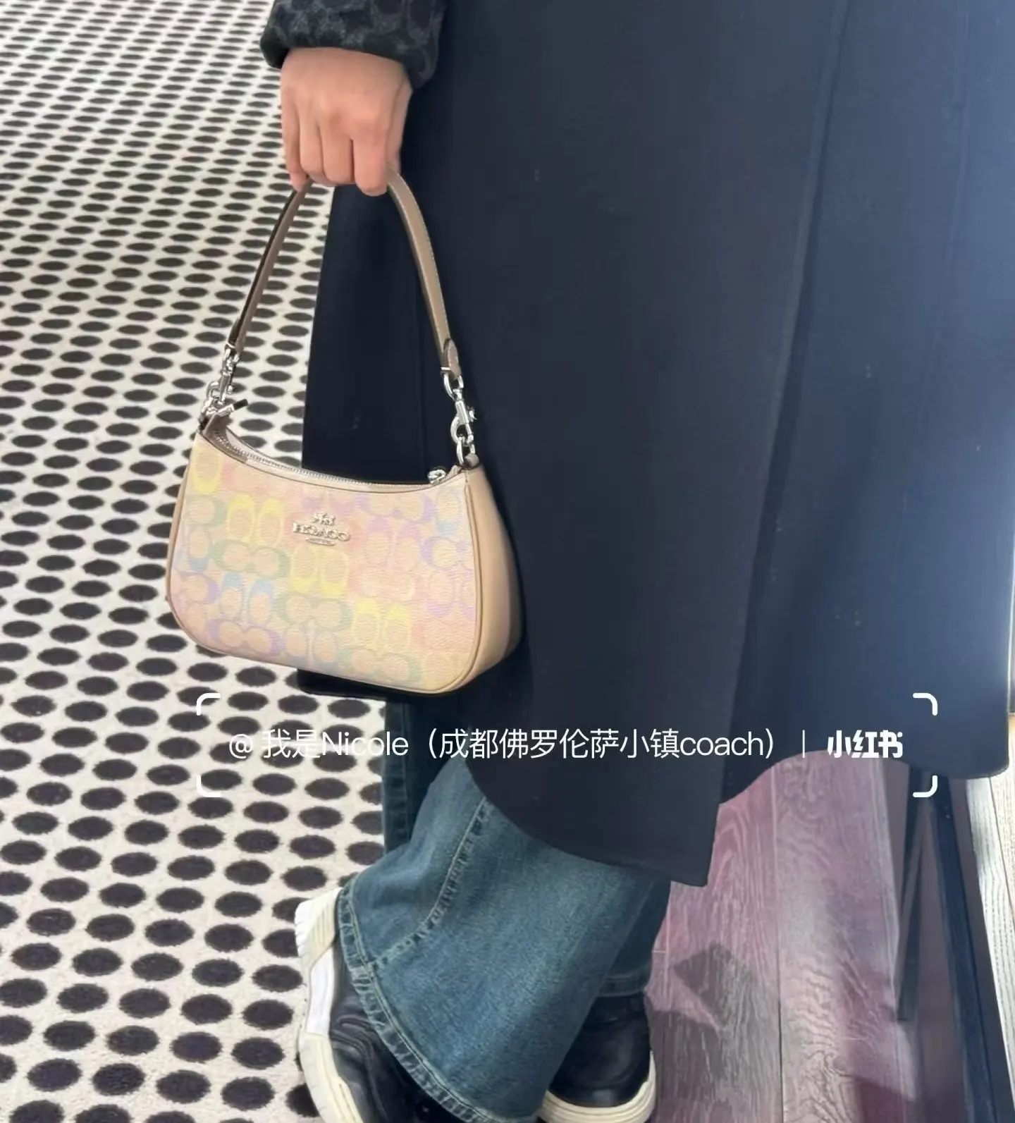 老花 腋下包 復古腋下背款