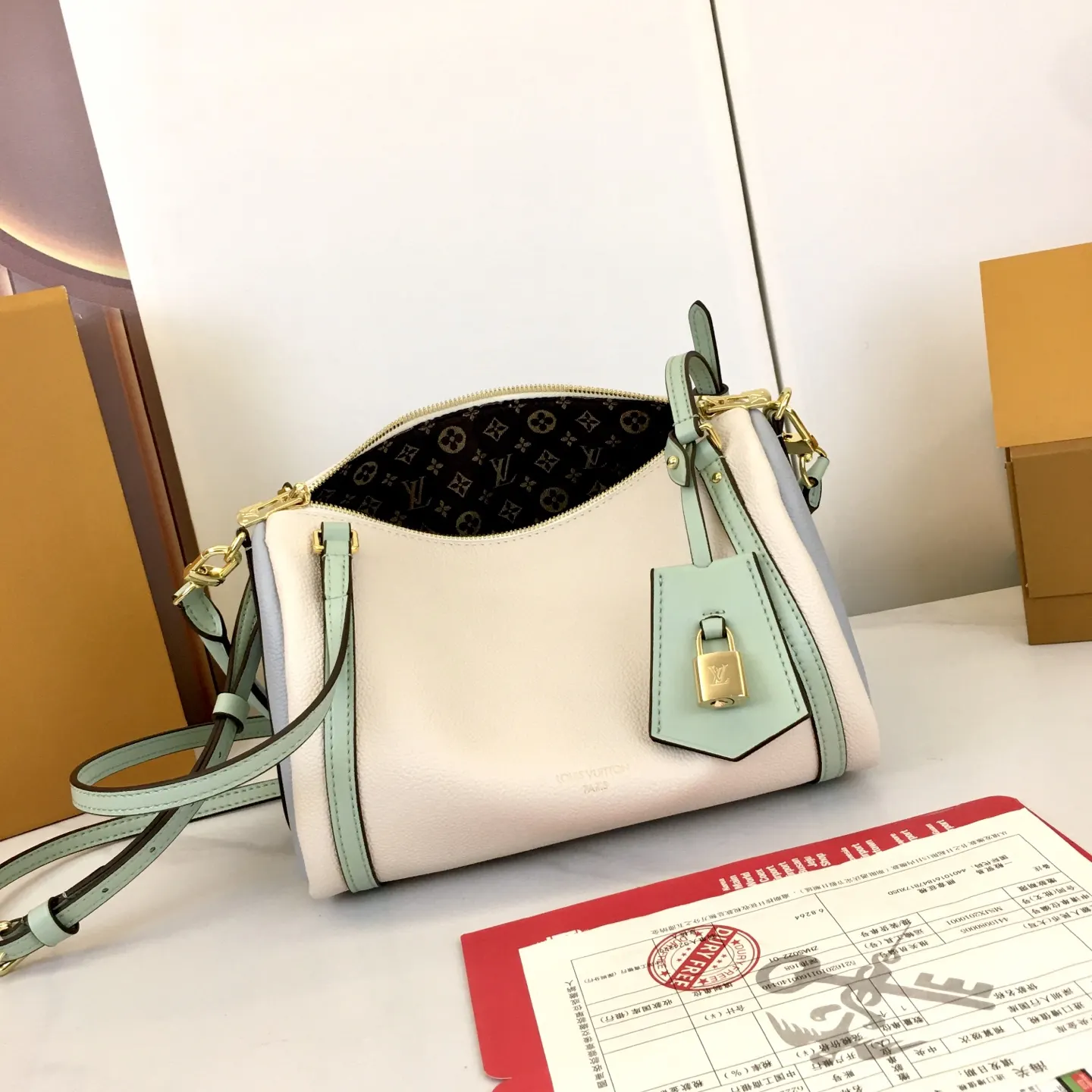 LV Keepall 牛皮 旅行袋 大容量旅行款