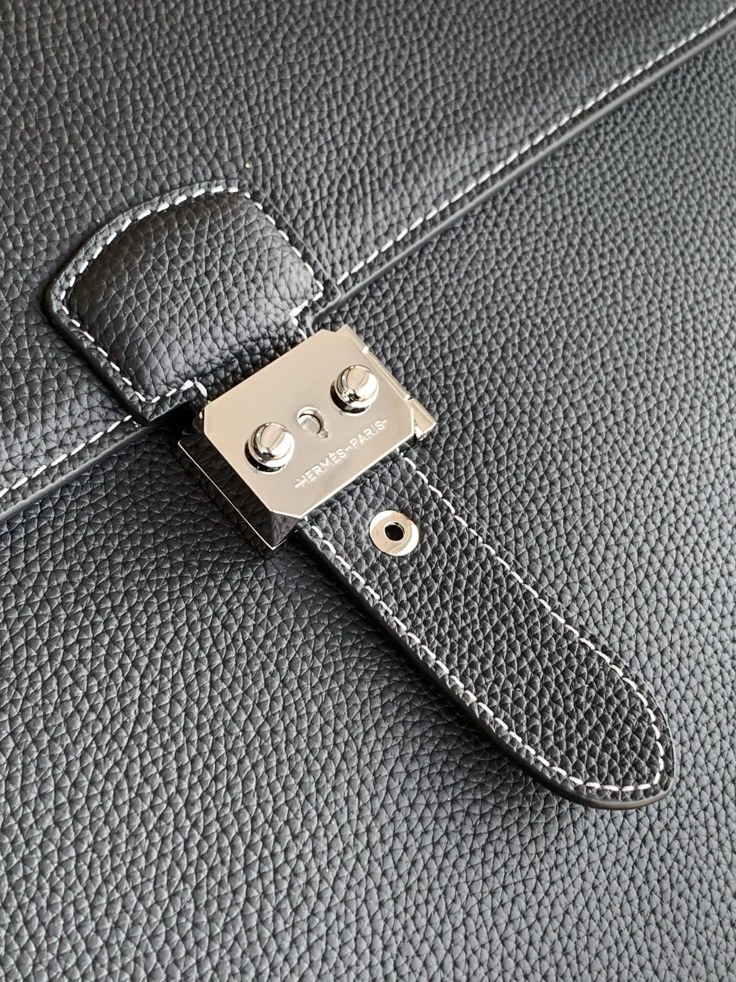 Black Briefcase Business Commuter Leather
