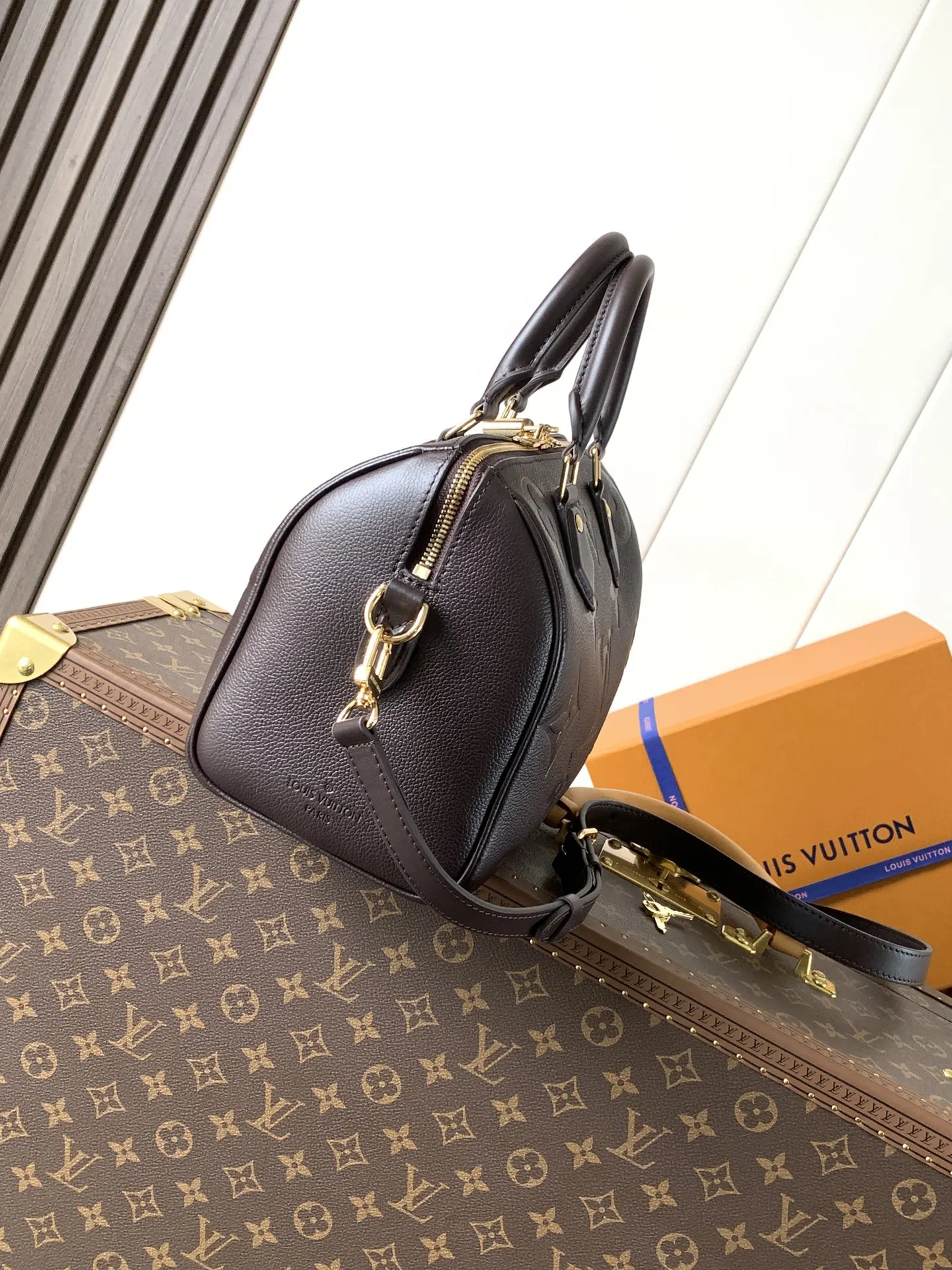 LV Speedy 金色 老花 手提包 精选款