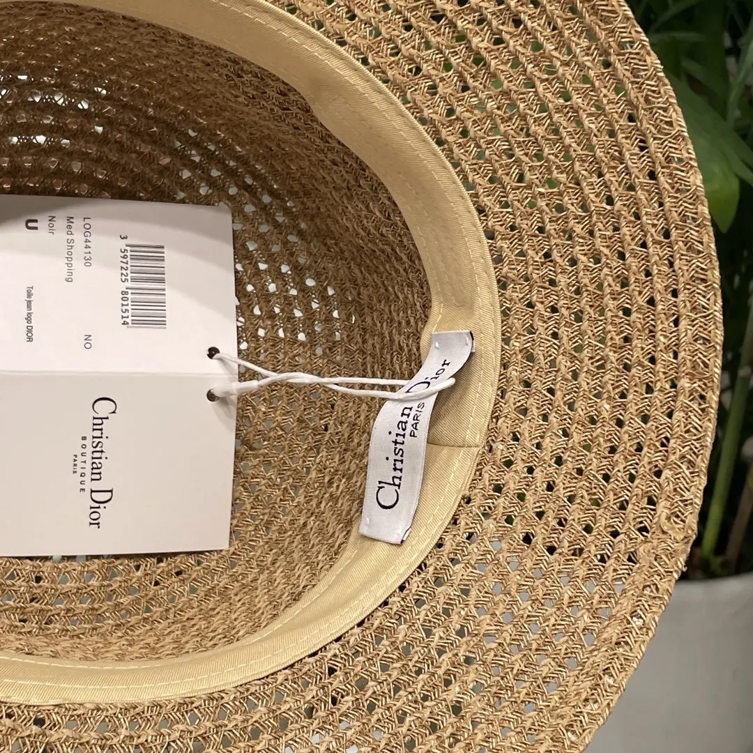 Dior 黑色字母渔夫帽 休闲 帽子