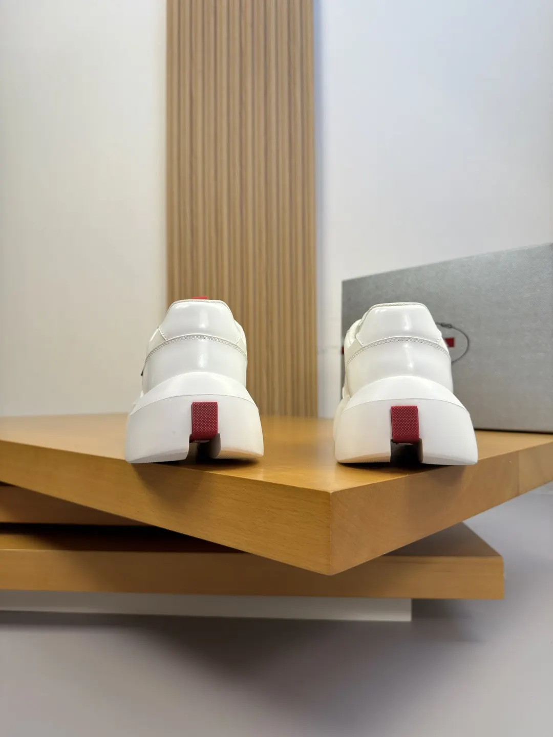Prada Sneakers Canvas Leather
