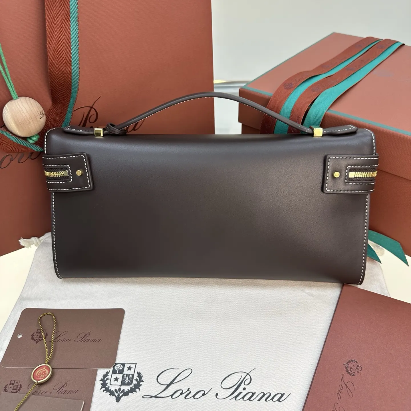 Saddle 牛皮 手拿包 精致手拿款