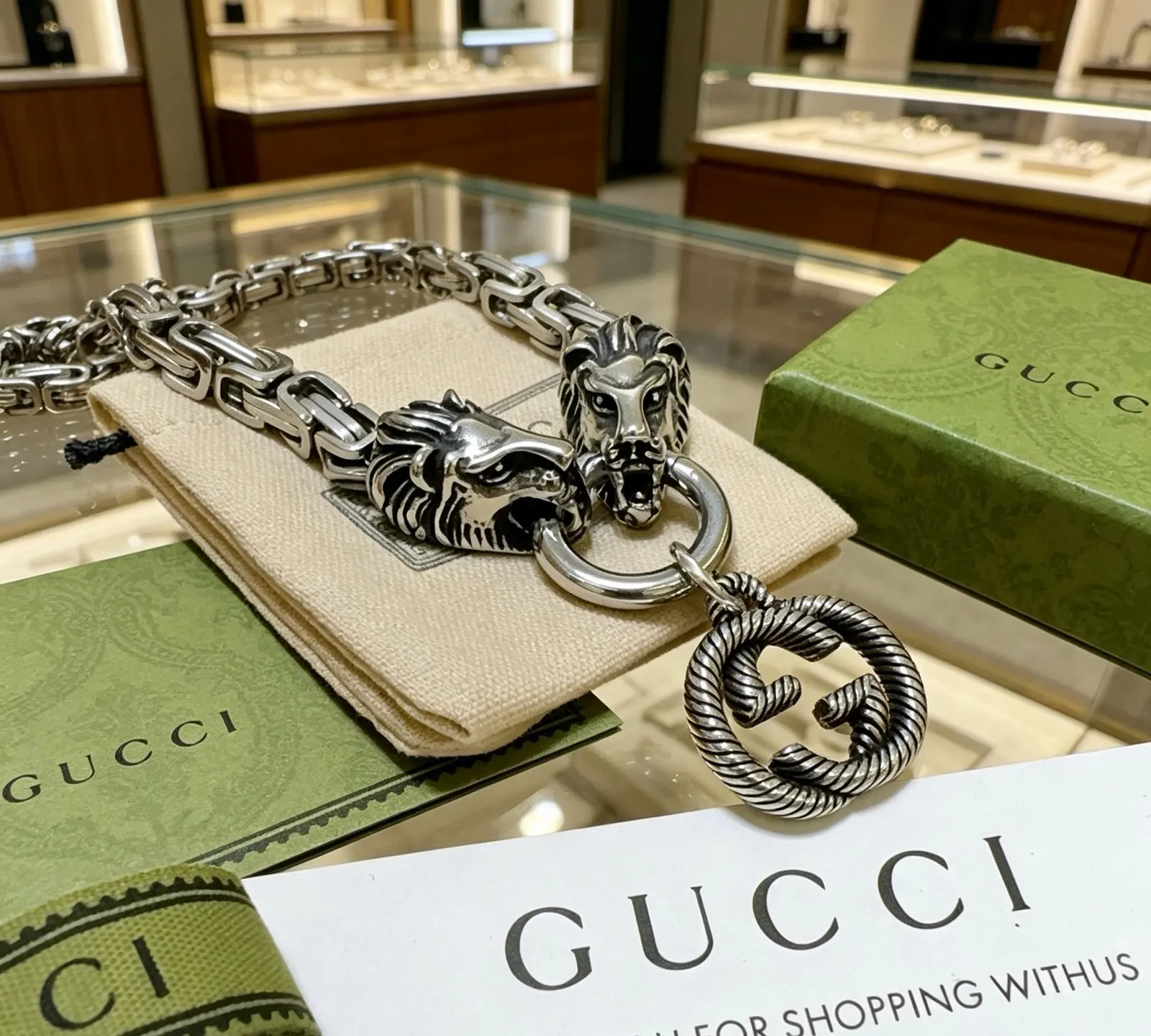 Gucci 鏈條包 單肩斜挎