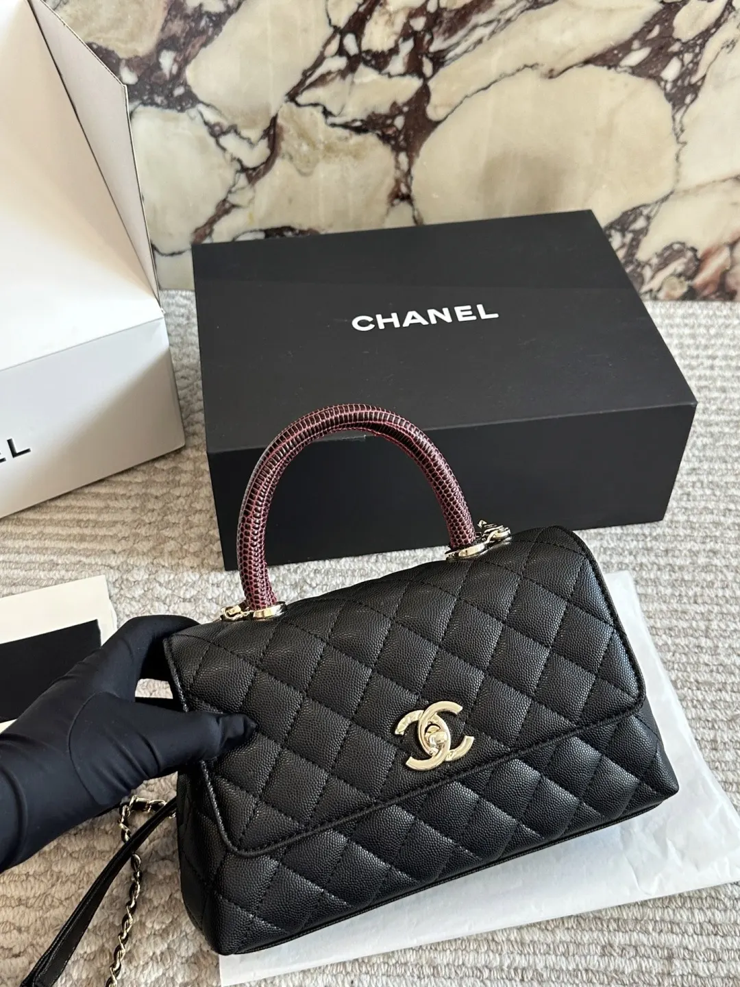 Top Handle Bag Commuter Leather