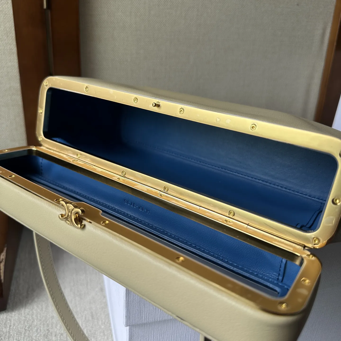 Black Blue Cosmetic Pouch
