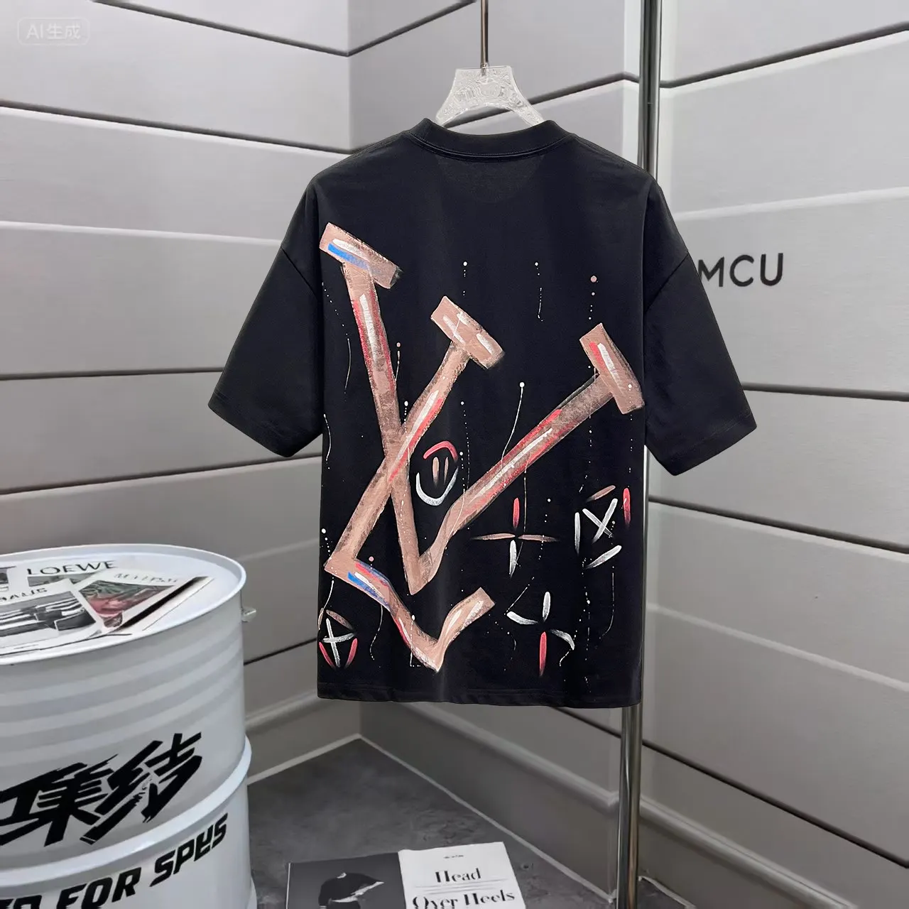 LV 黑色小标短袖T恤 极简款｜ORBUYBAG 岚奢包高端时尚精品