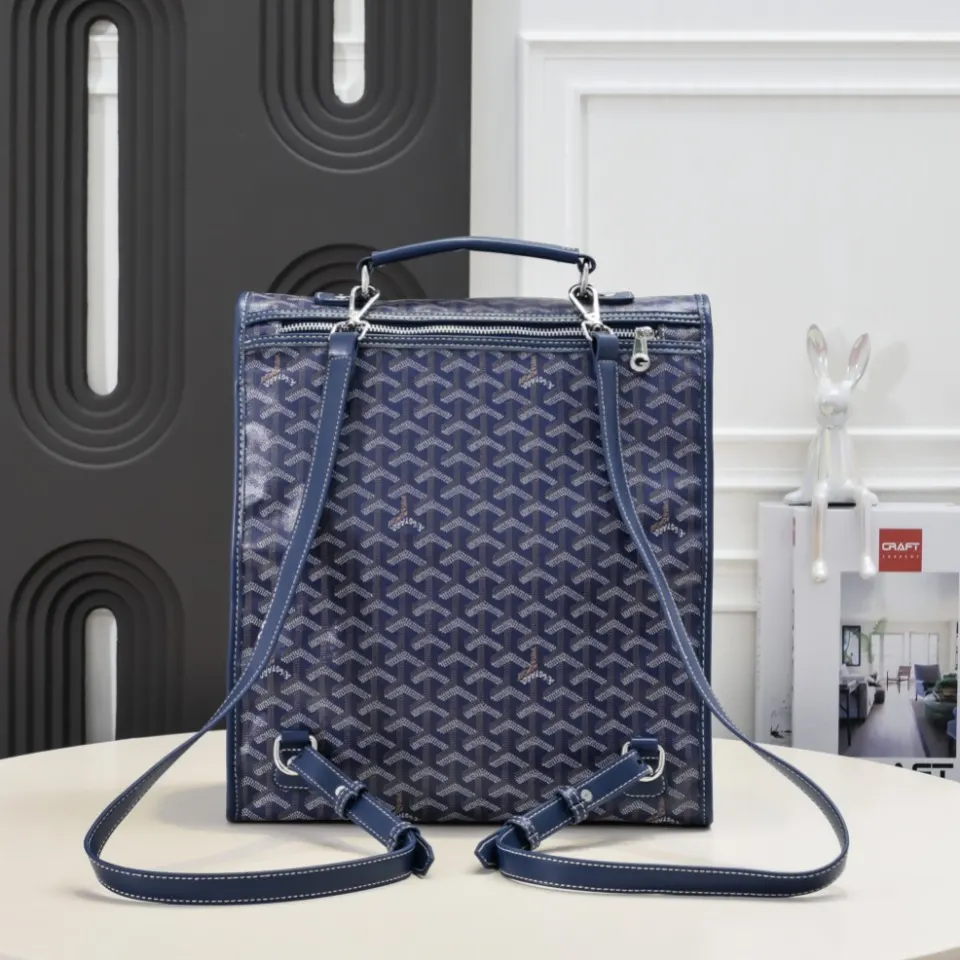 Goyard Blue Backpack